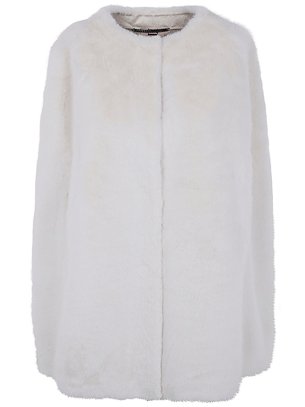 Shop Valentini 1972 Eco Mink Fur In Off White