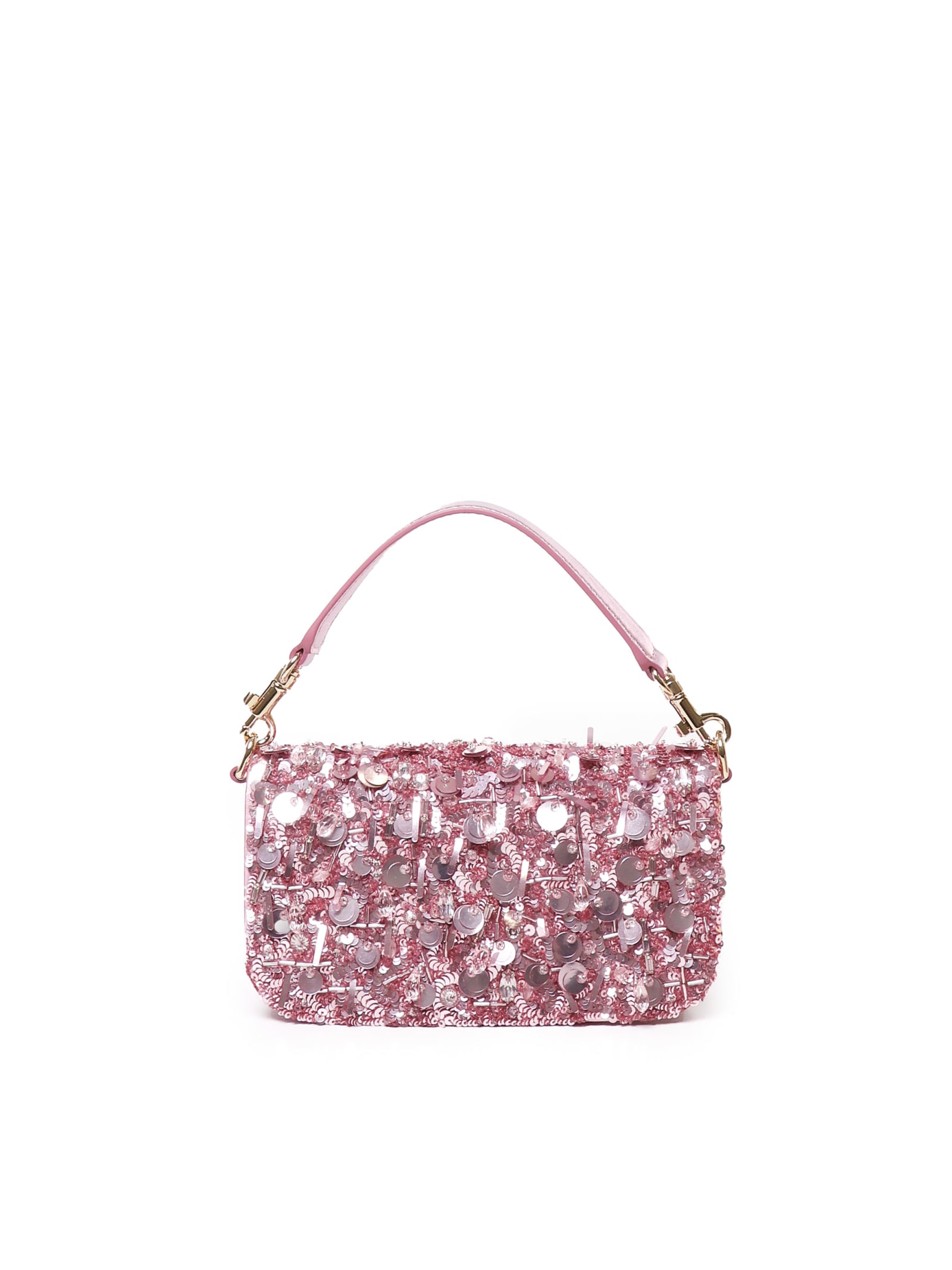 Shop Dolce & Gabbana 3.5 Shoulder Bag In Sparkling Pink