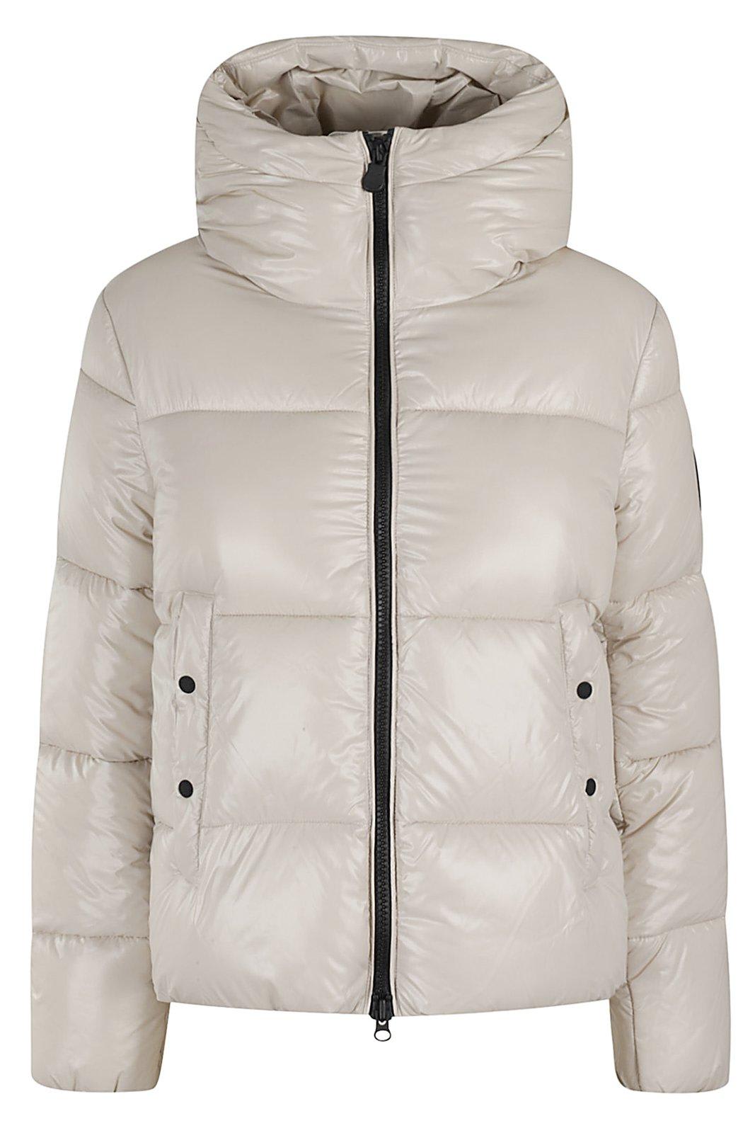 Save The Duck Biddy Padded Jacket In Rainy Beige