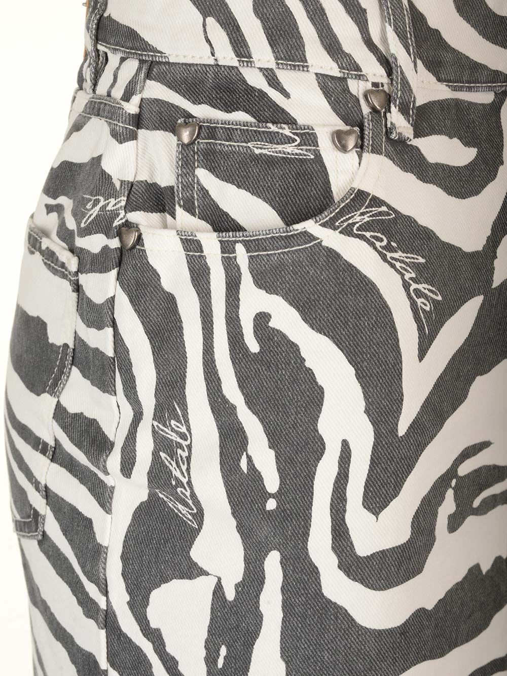 Shop Rotate Birger Christensen Zebra Mini Skirt In Animalier