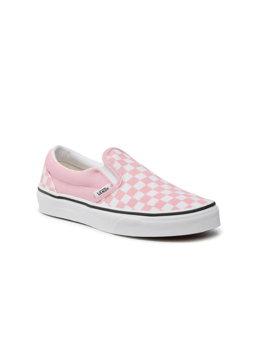 Vans Sneaker Classic Slip-on (checkerboard) In Pink