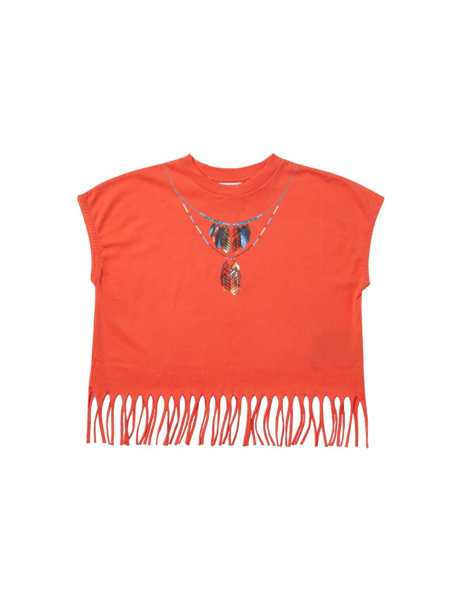 MARCELO BURLON COUNTY OF MILAN TOP WITH BANGS