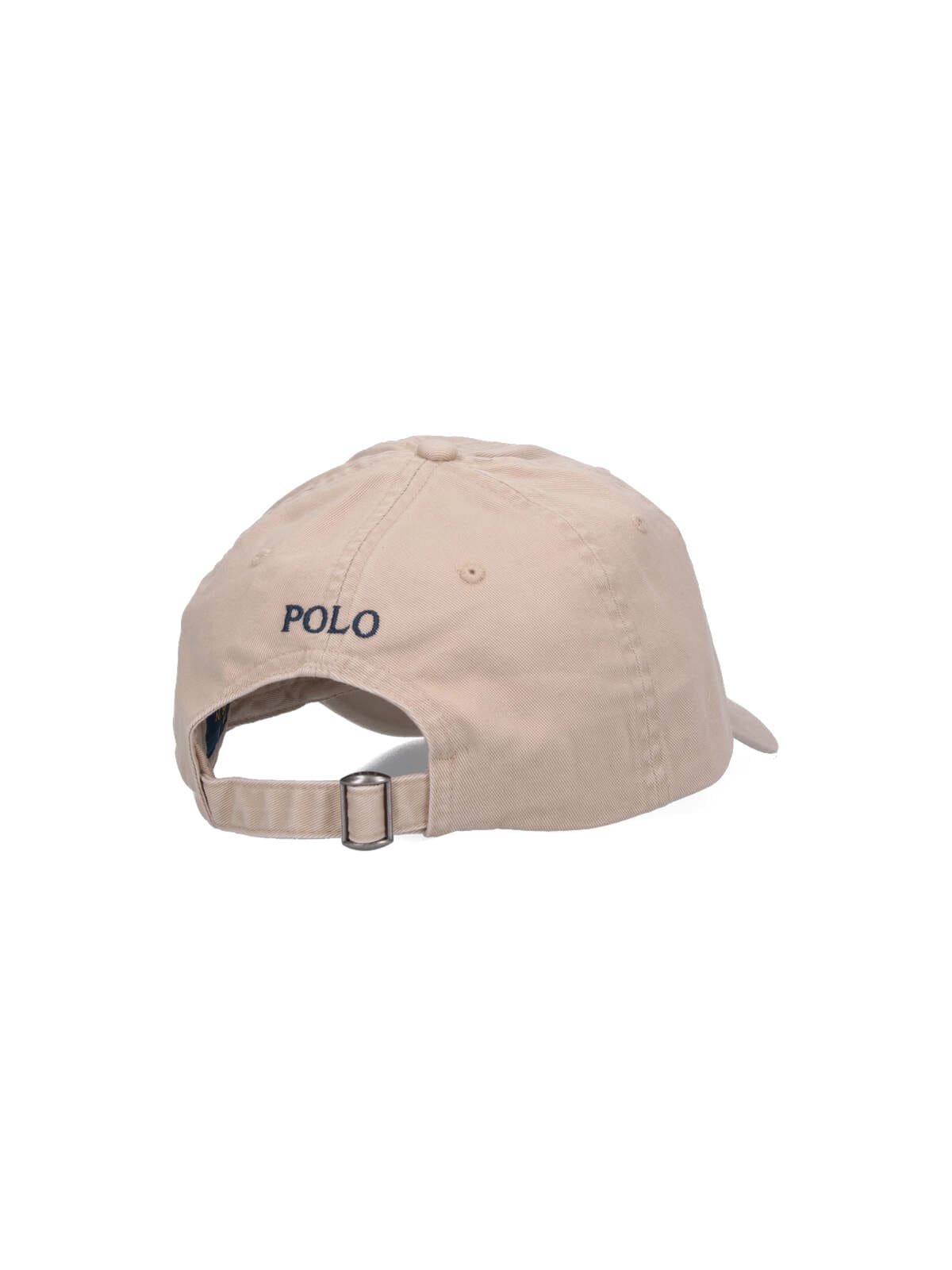 Shop Polo Ralph Lauren Baseball Logo Hat In Beige
