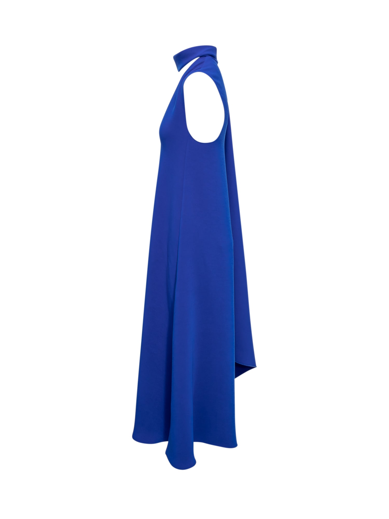 Shop Ferragamo Long Dress In Royal Blue