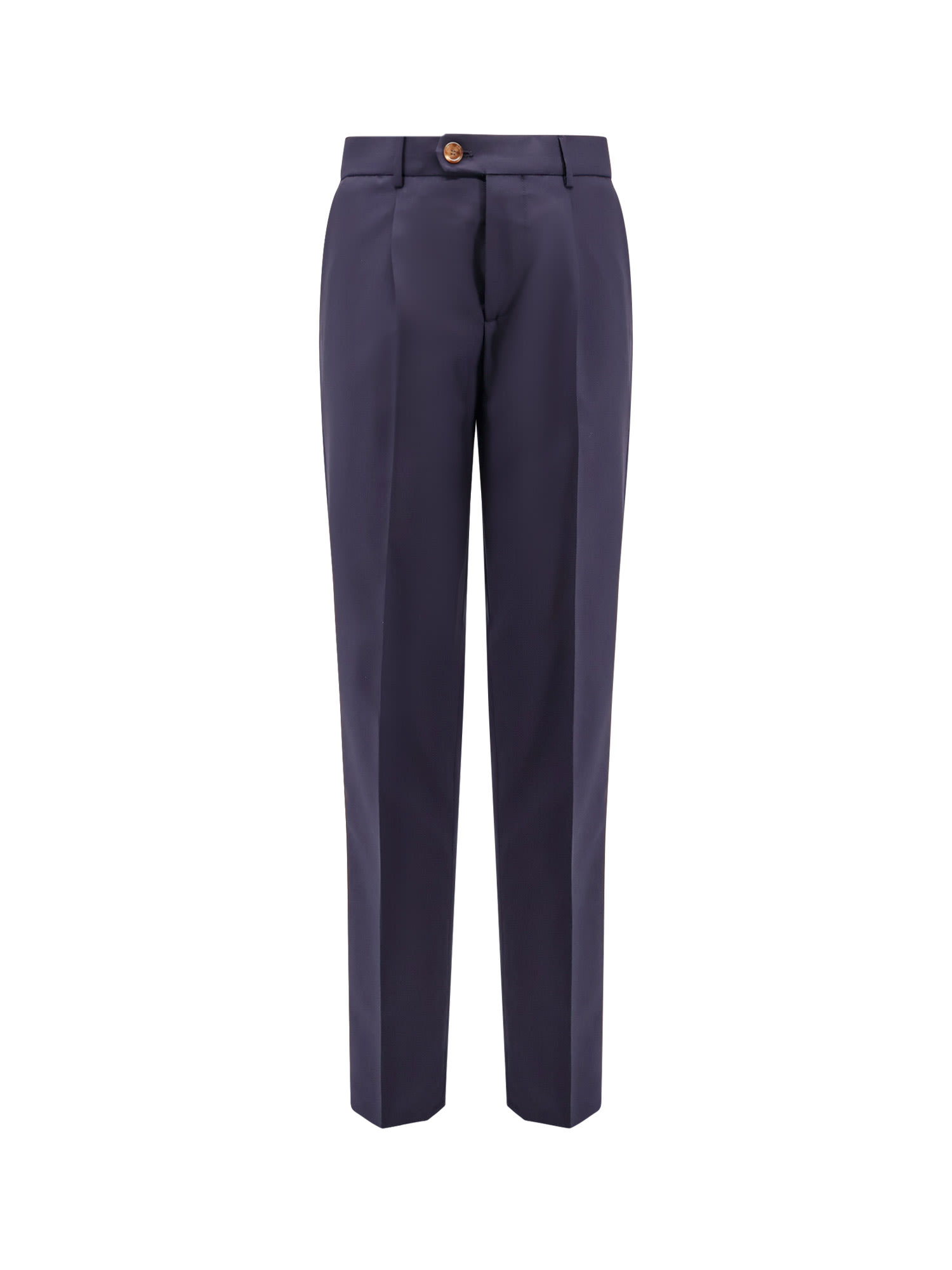 Brunello Cucinelli Men Virgin Wool Trousers With Pinces