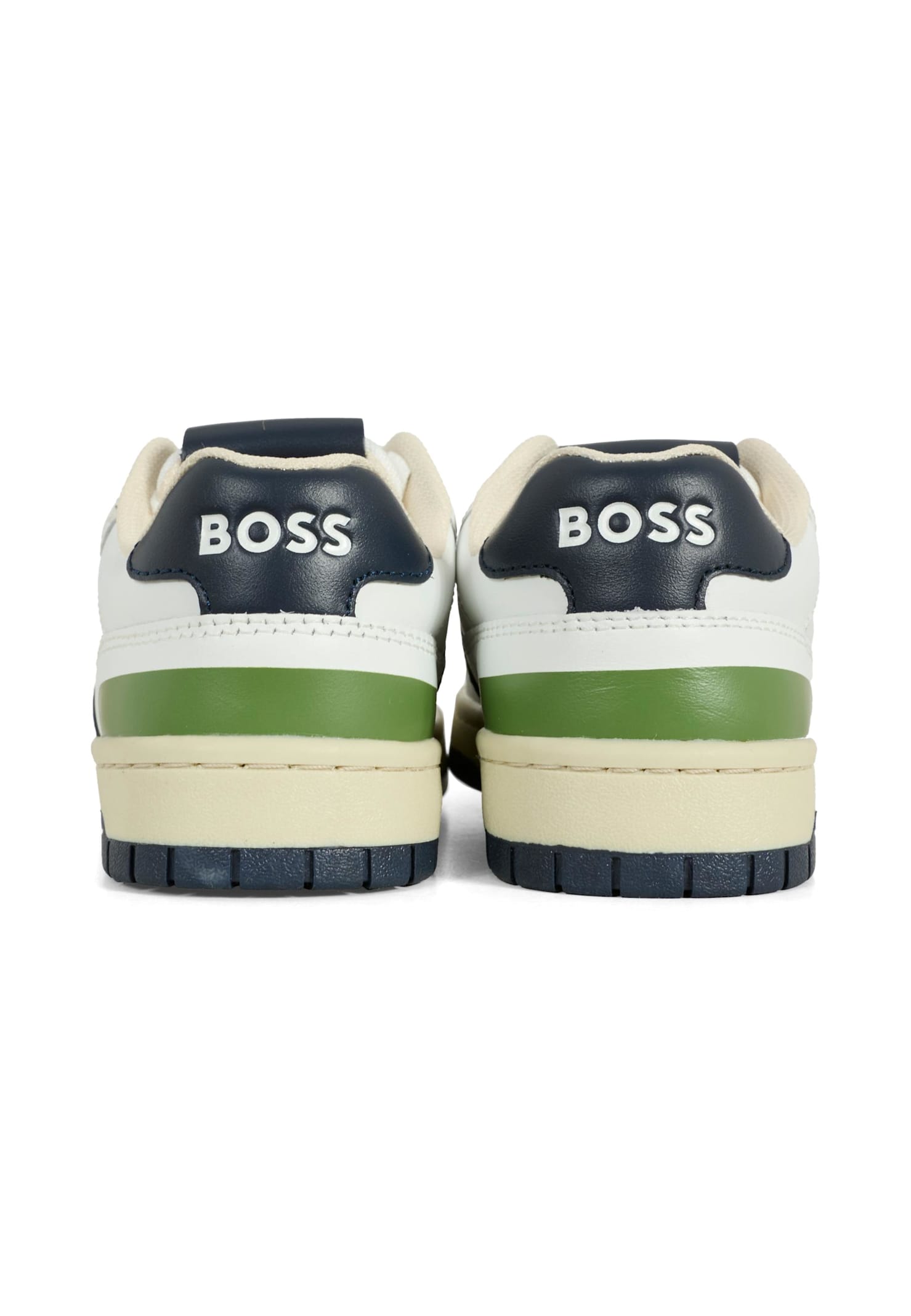 Hugo Boss White Sneakers For Boy With Logo In White