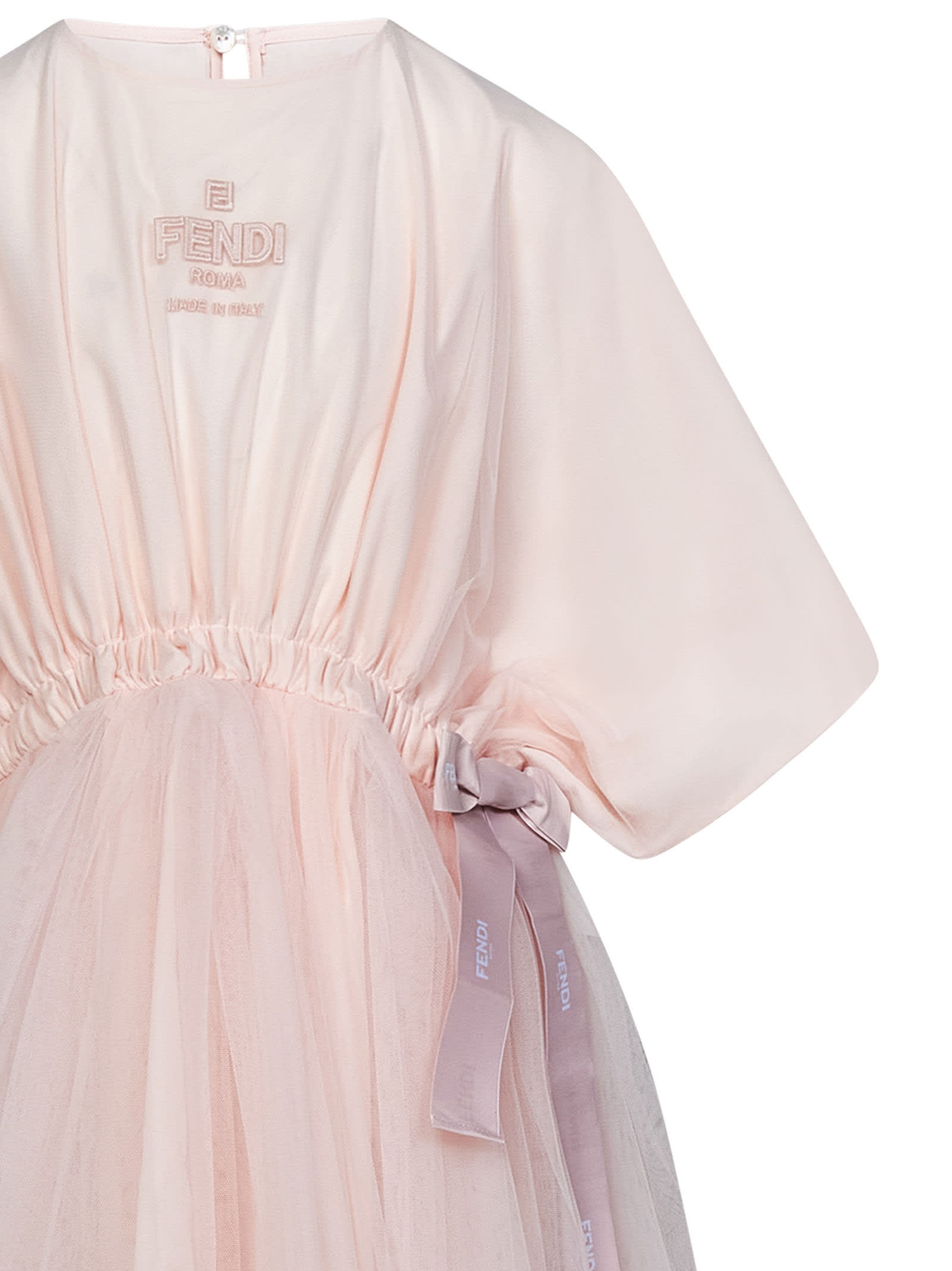 Shop Fendi Roma Dress In Pink