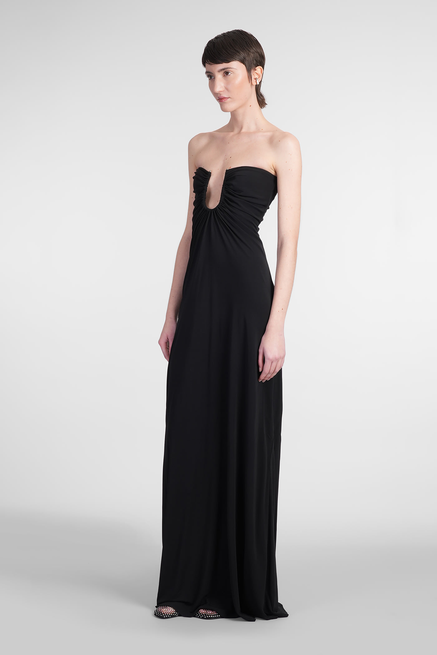 Christopher Esber Dress In Black Viscose In Black
