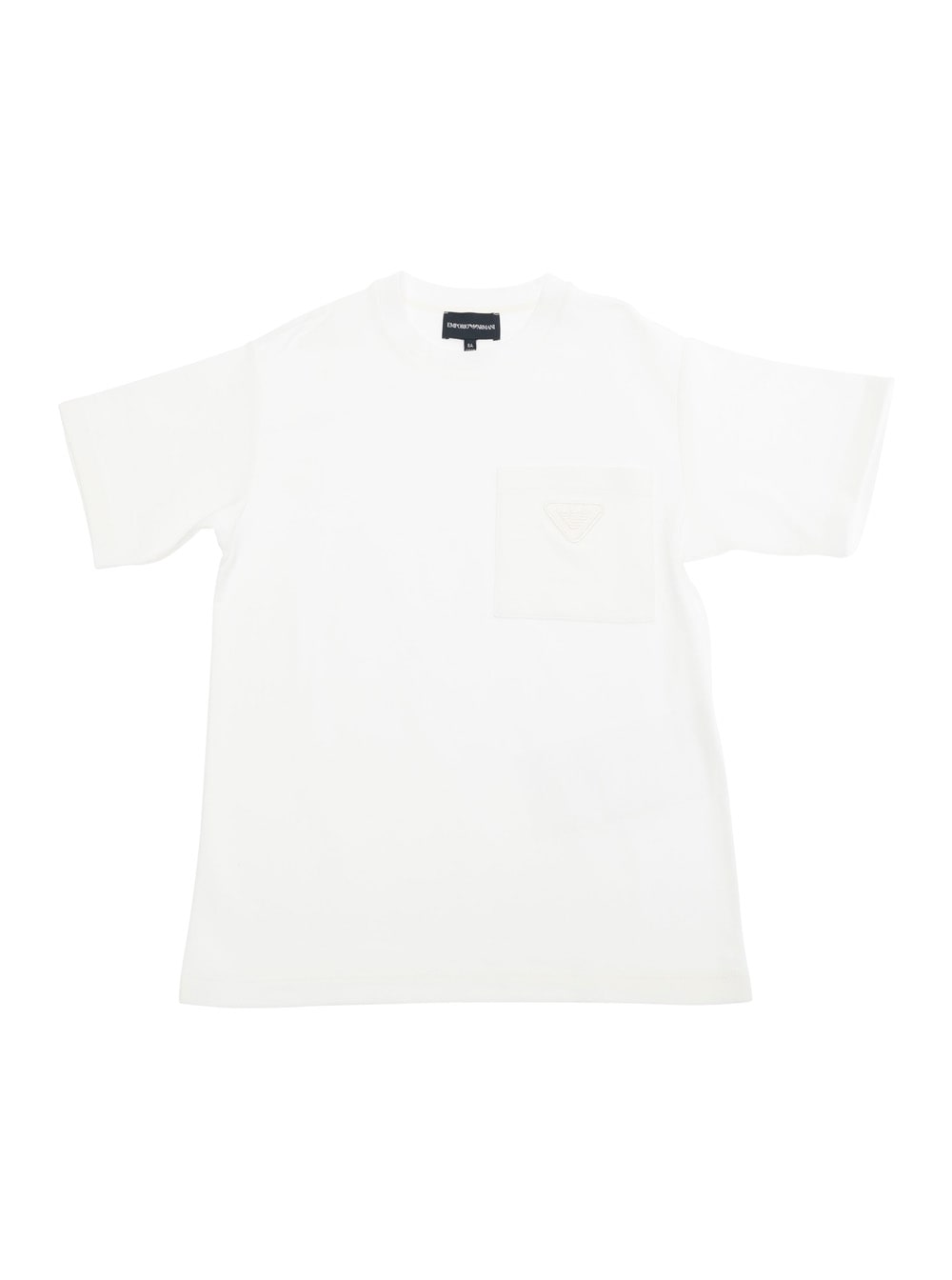 Emporio Armani Short-sleeved Polo Shirt In White