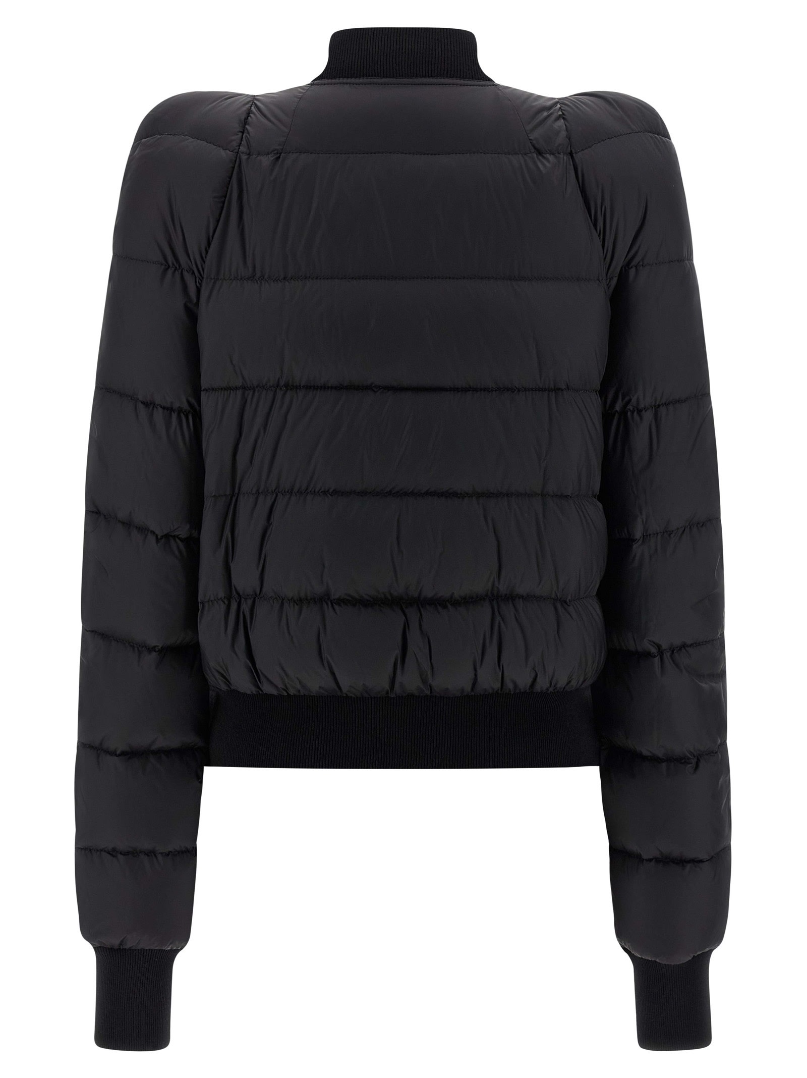 Rick Owens Concordians Duvet Flight Jacket Clothing In Black