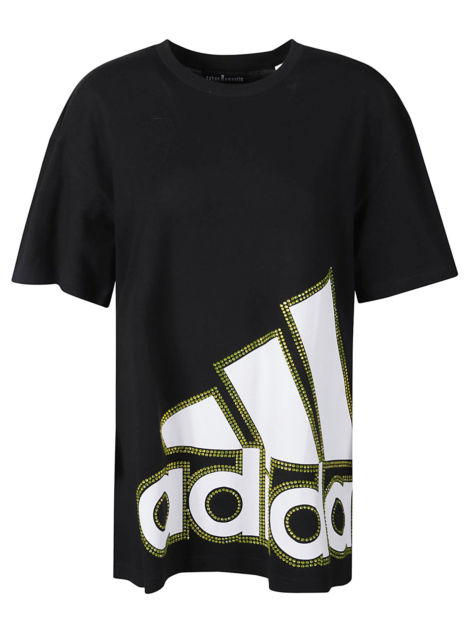 Adidas Originals Logo Large T-shirt In Black