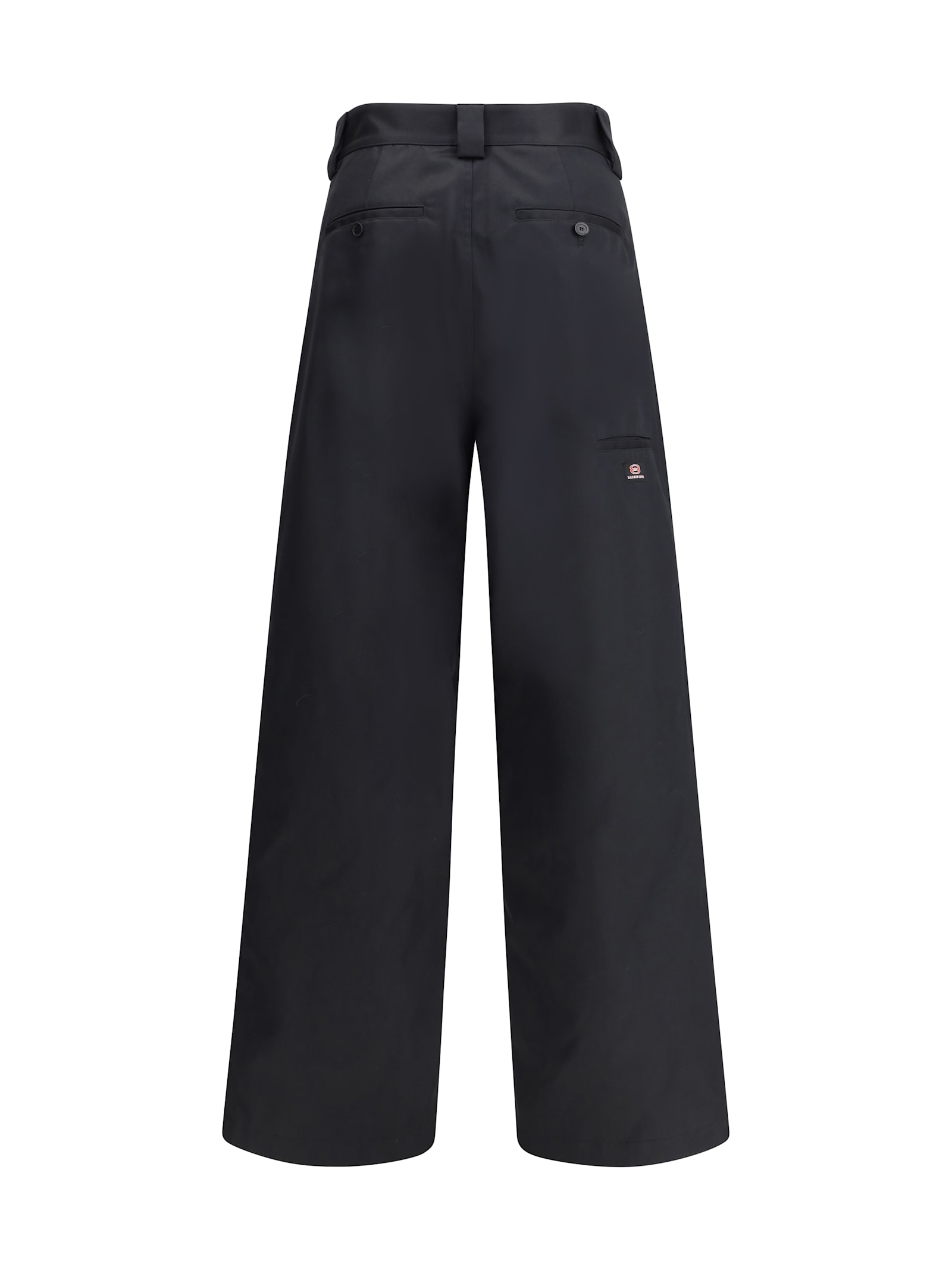 Balenciaga Men Utility Workwear Pants In Blue