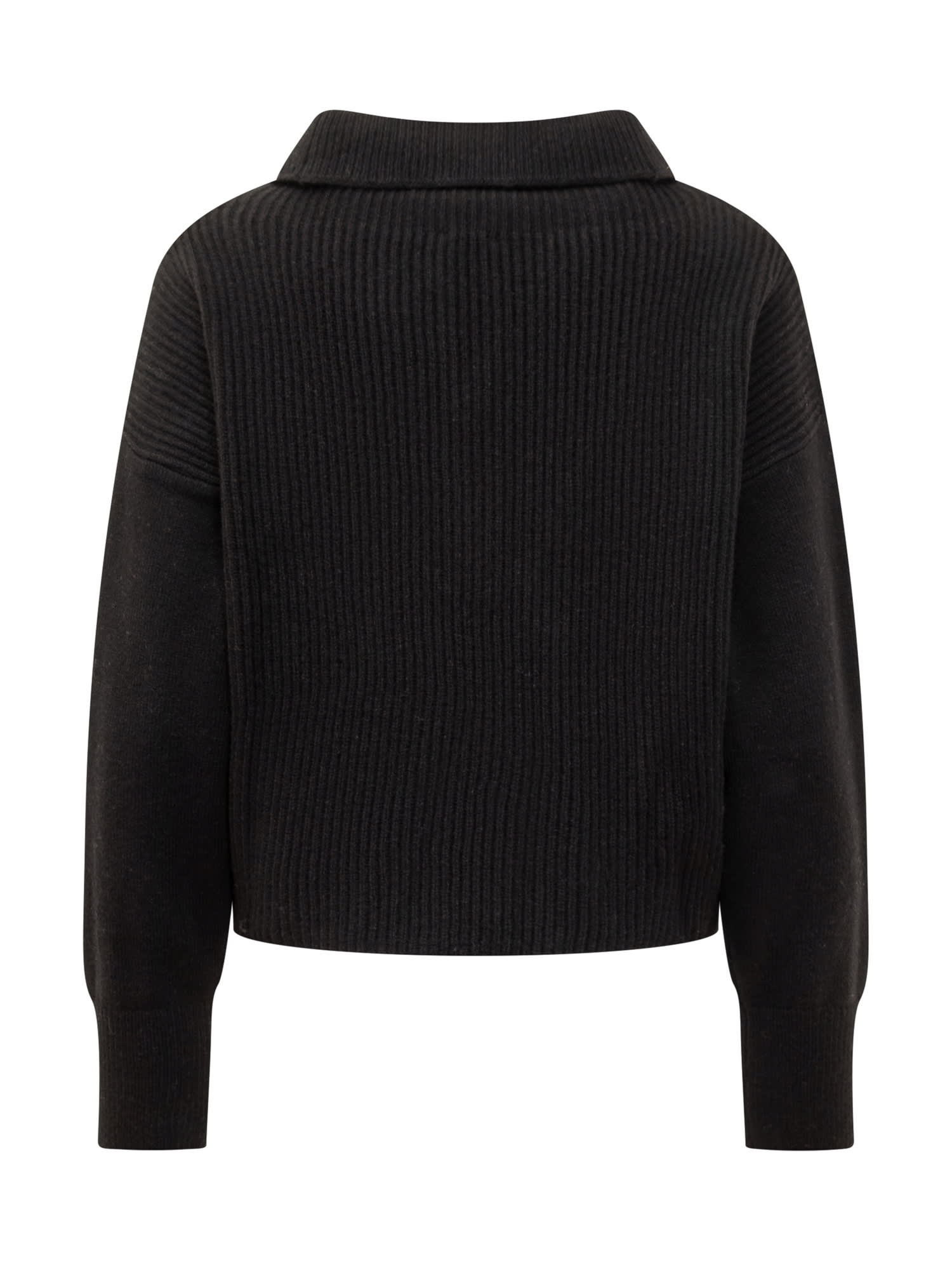 Shop Pinko Caveau Sweater In Nero Limousine