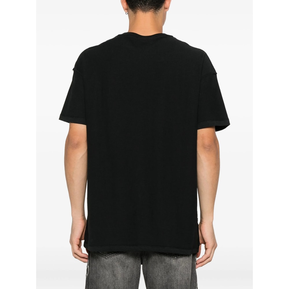 Purple Brand Embellished T-shirt In Black