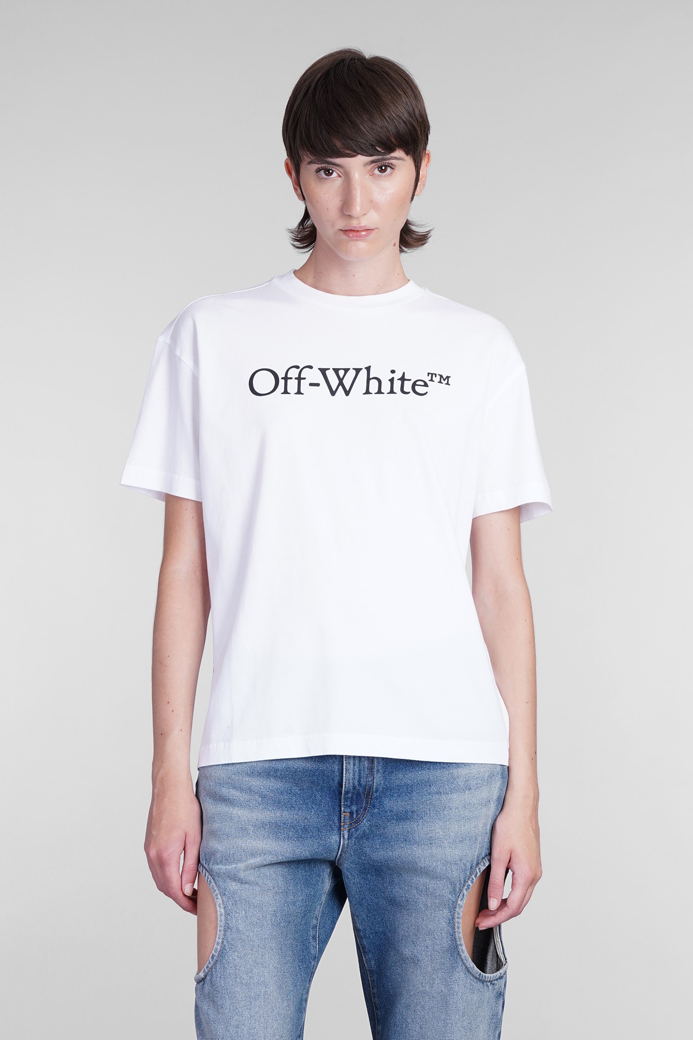 Shop Off-white T-shirt In White Cotton