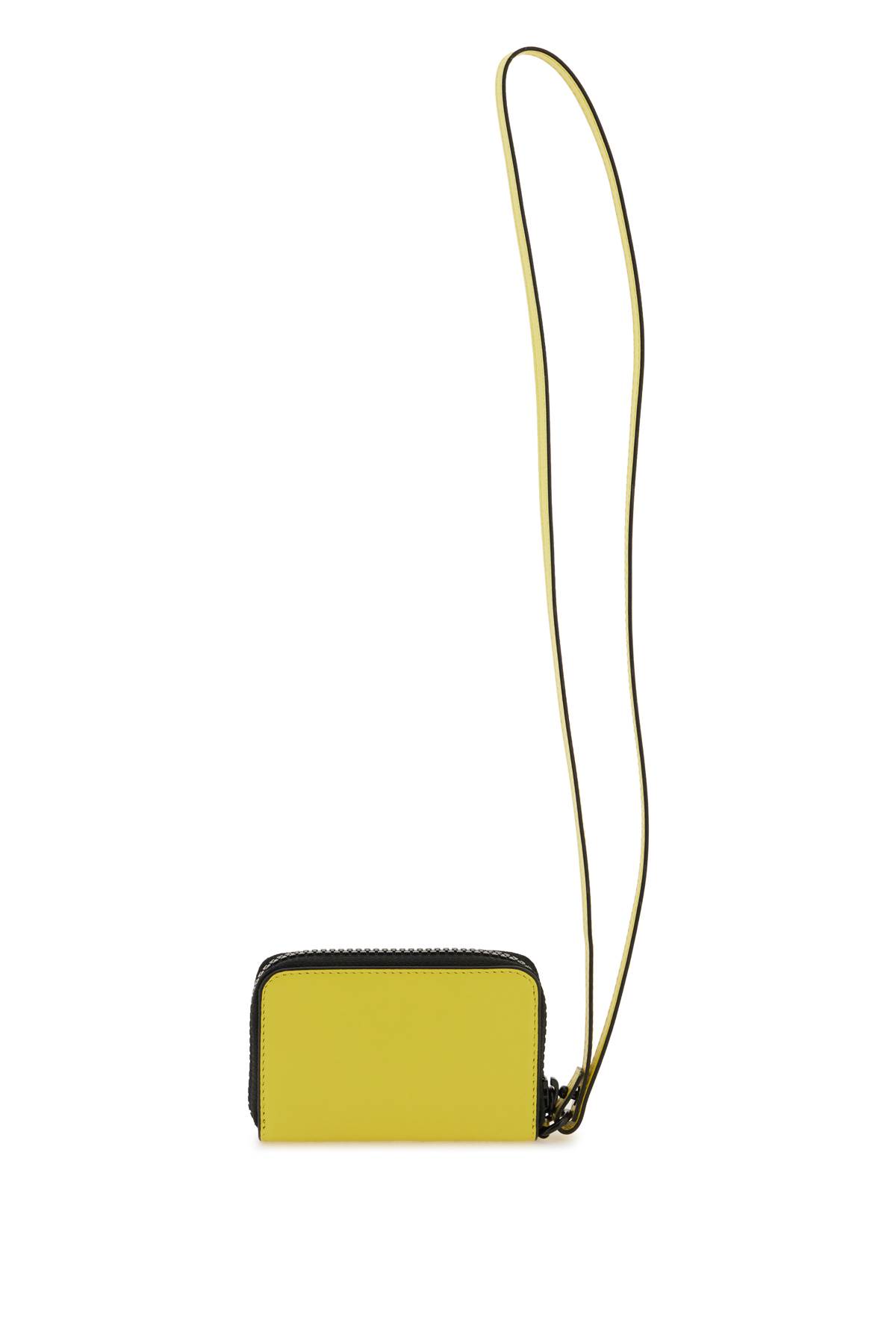 Shop Dsquared2 Wallet With Chain In Lime (yellow)