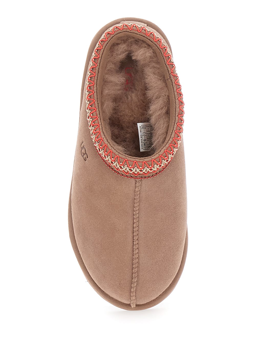 Ugg Tasman Ii Braided-trim Sheepskin Slippers In Brown
