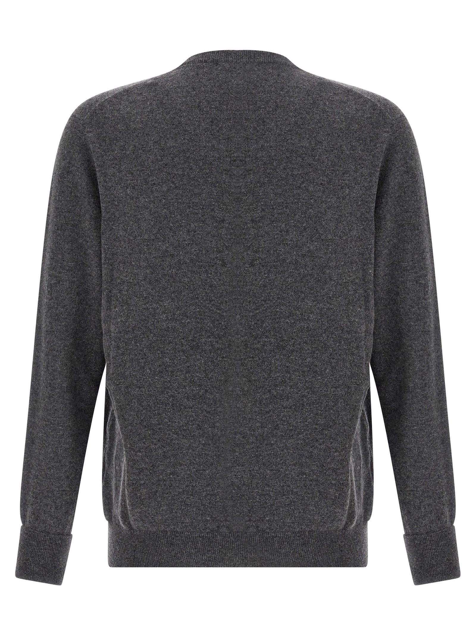 Ballantyne V-neck Sweater Sweaters And Cardigans Gray In Gray