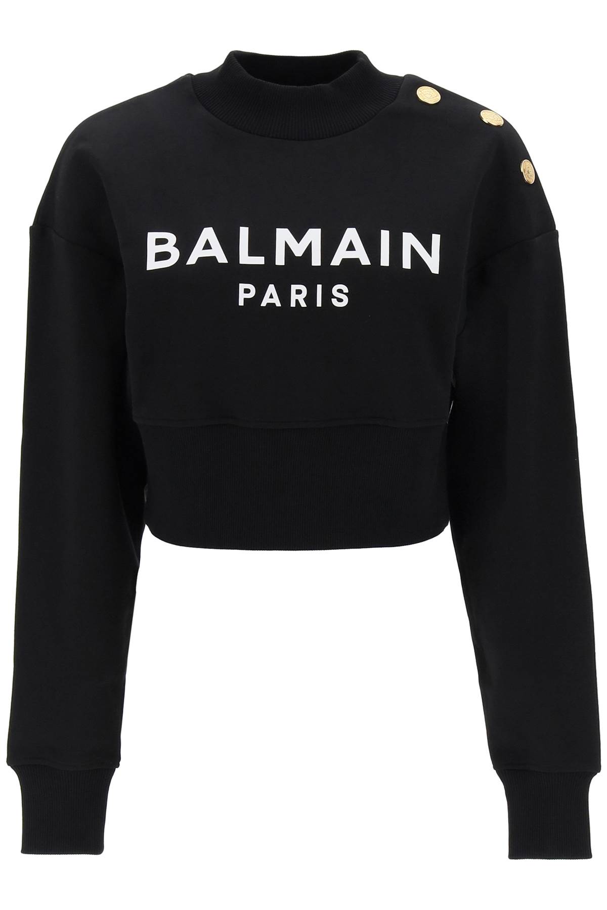 Balmain PB-monogram Print Sweatshirt - Farfetch