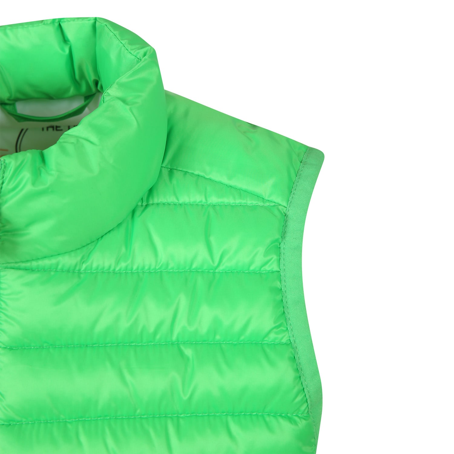 Shop Save The Duck Green Ozam Down Jacket For Boy With Logo