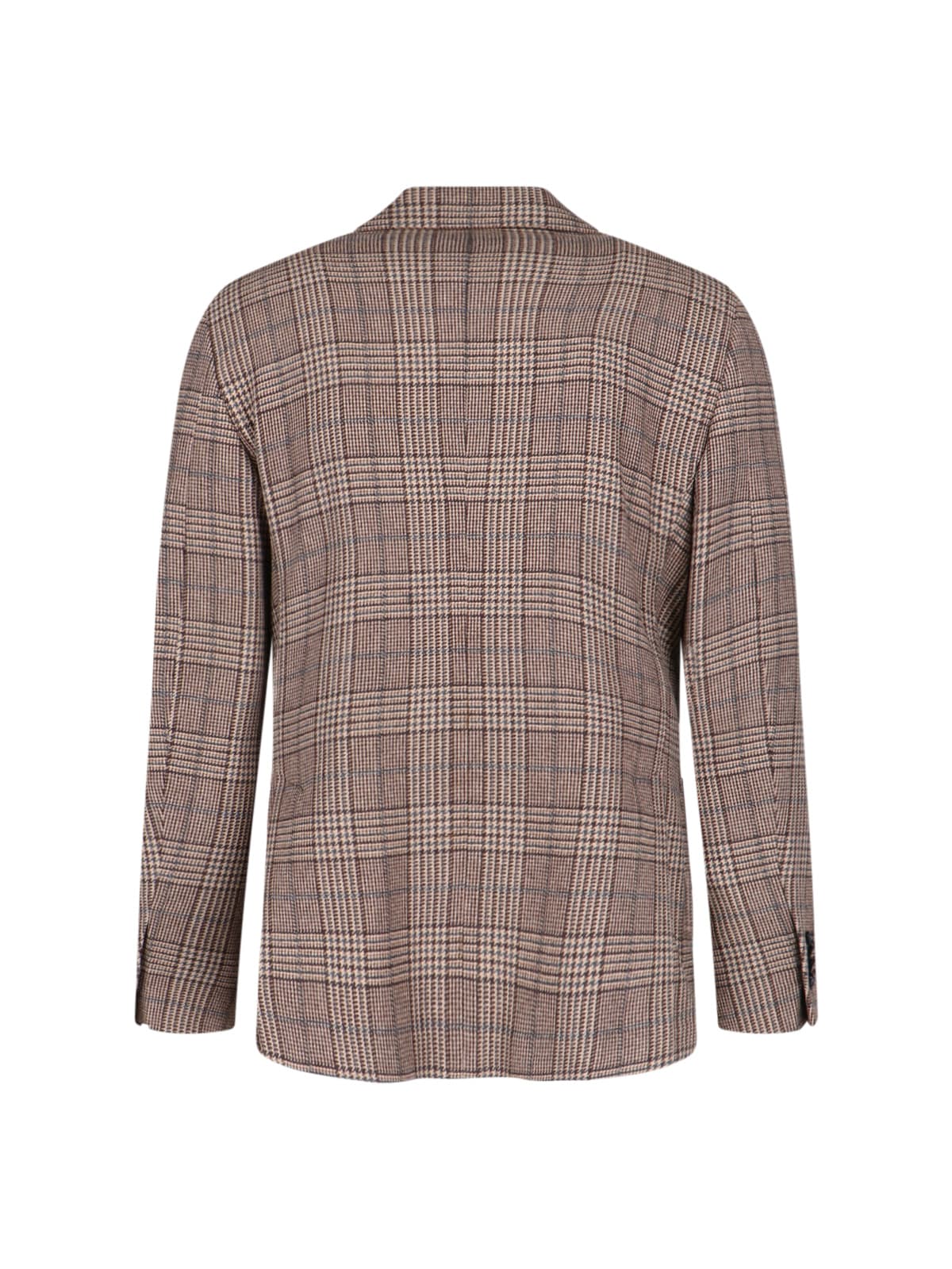 Shop Lardini Single-breasted Blazer In Brown