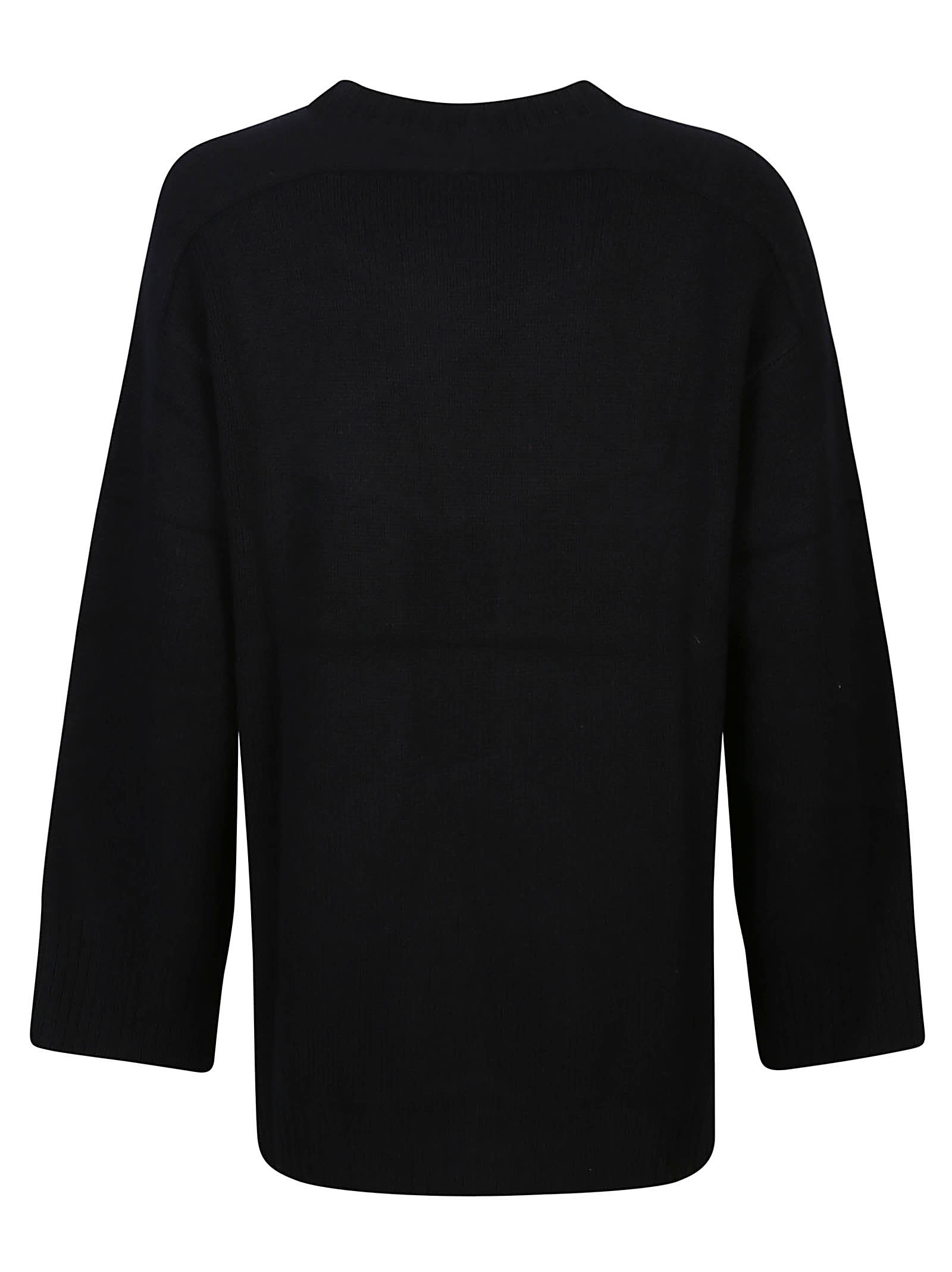 LOULOU STUDIO SAFI ROUND NECK SWEATER