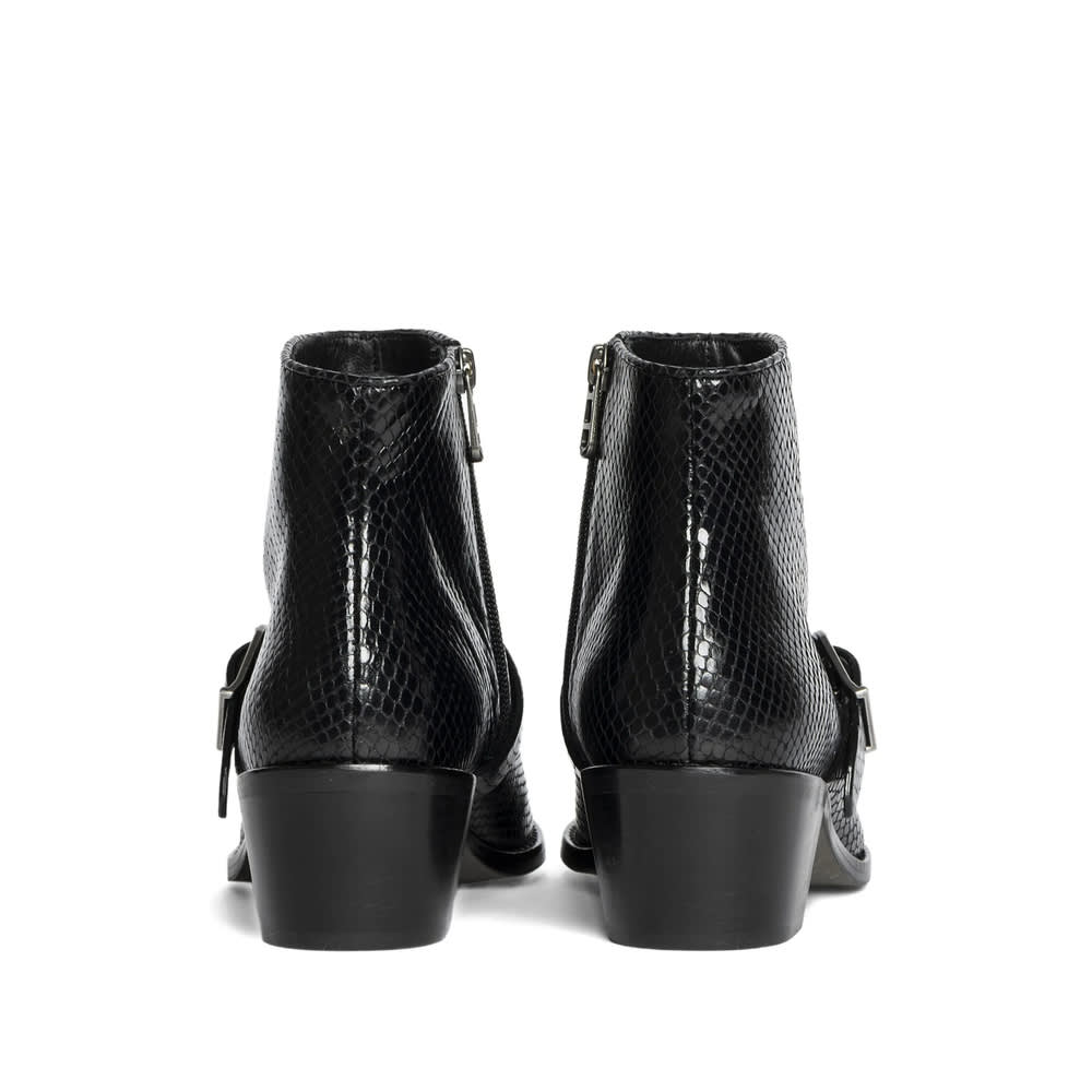 Zadig & Voltaire Tylow Wild Mirror Buckled Cowboy Boots In Multi