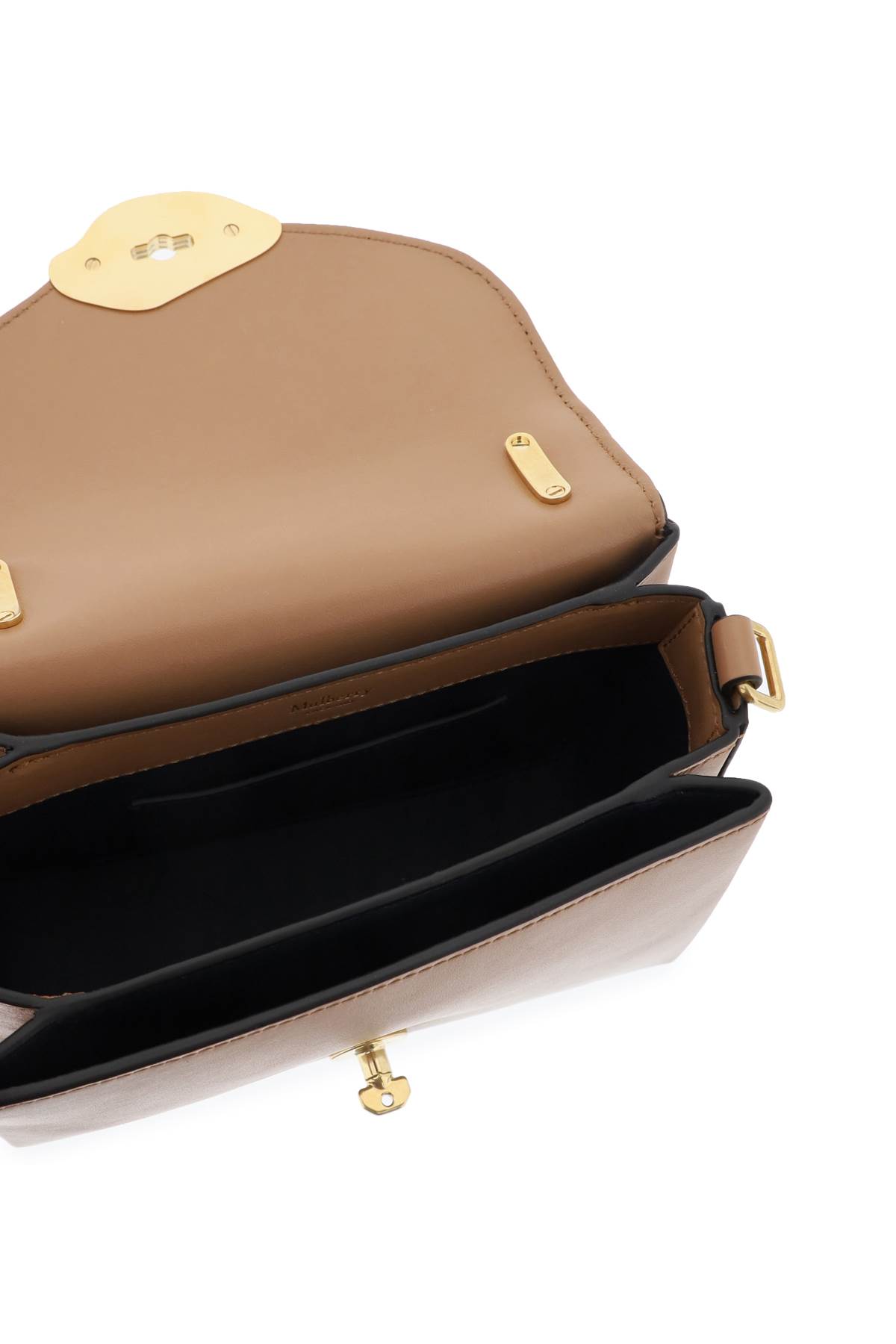 Shop Mulberry Lana Handbag In Sable (brown)