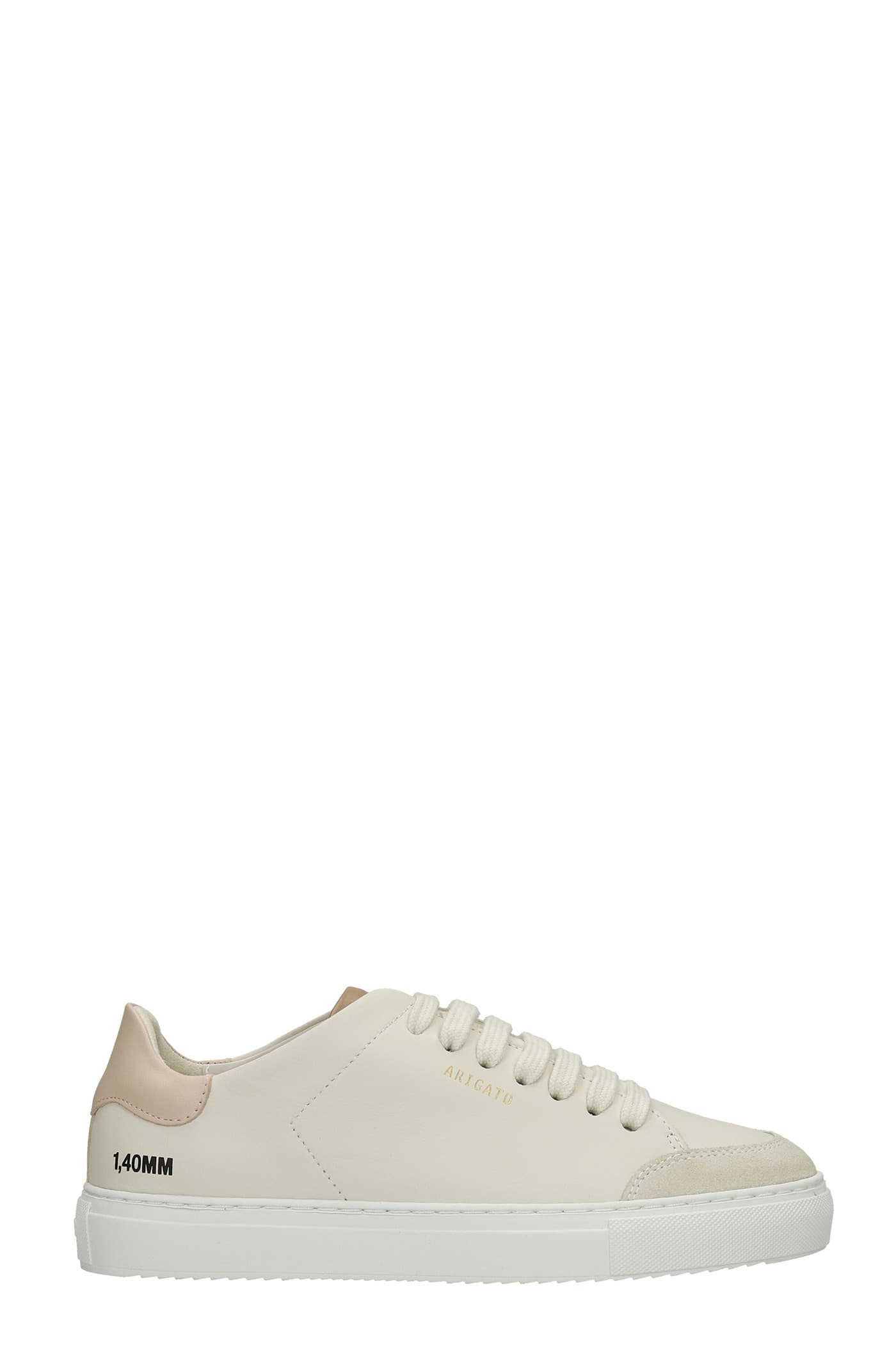 Axel Arigato Clean 90 Sneakers In Beige Suede And Leather