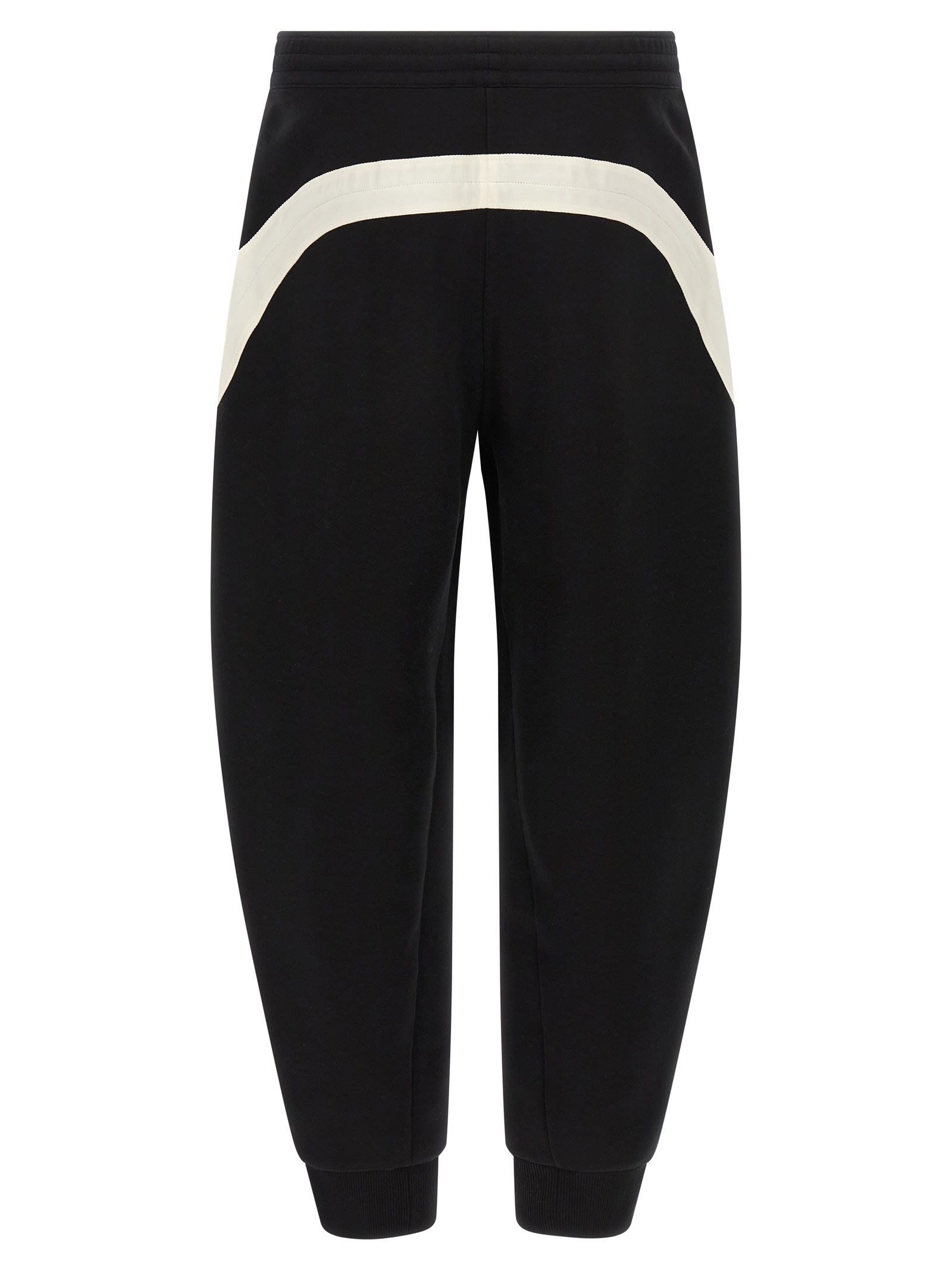 Givenchy Mens Black Open Seam Contrast Cotton-jersey Jogging Bottoms Xl In Multi