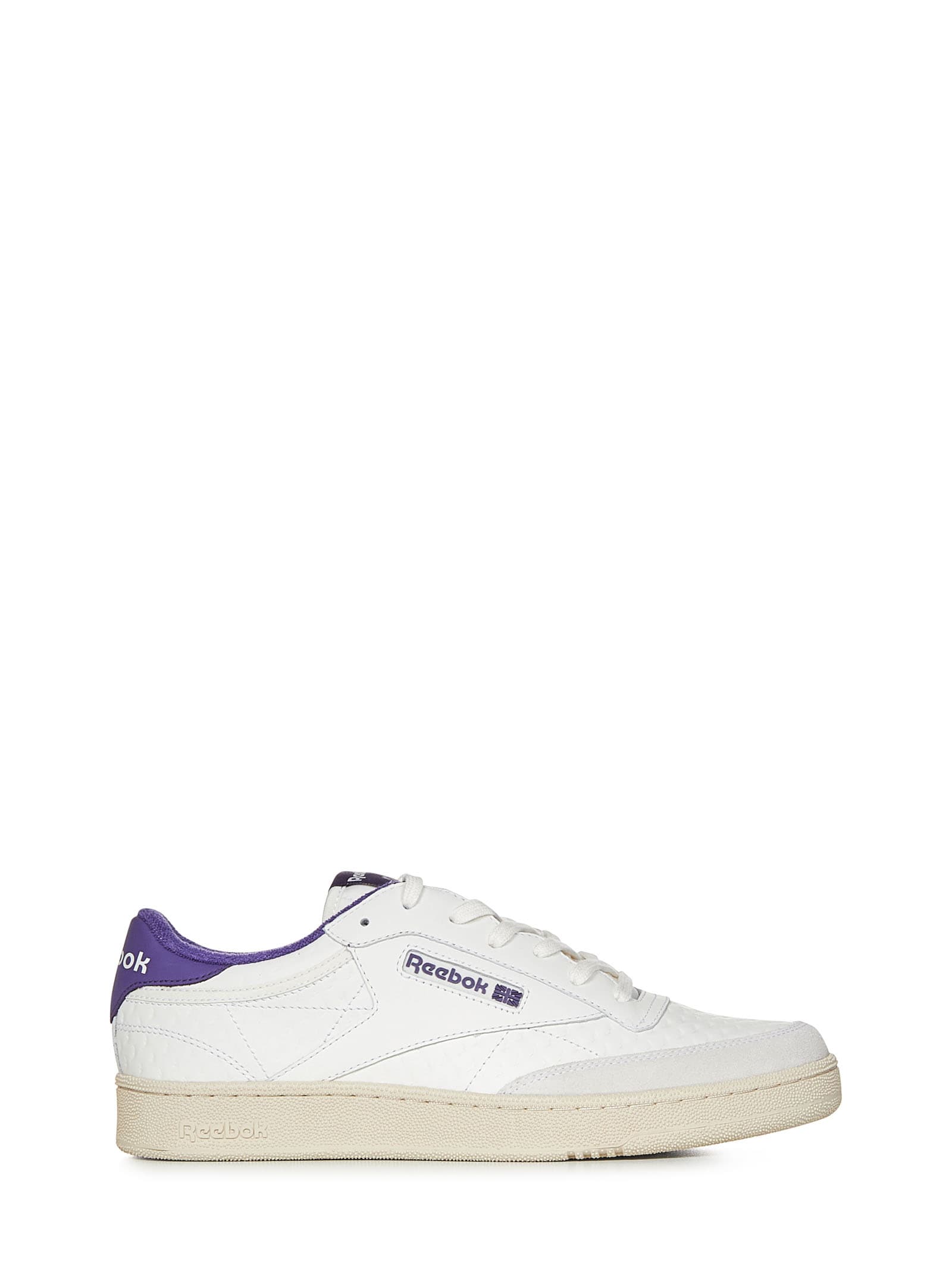 Shop Reebok Club C Sneakers In Violet