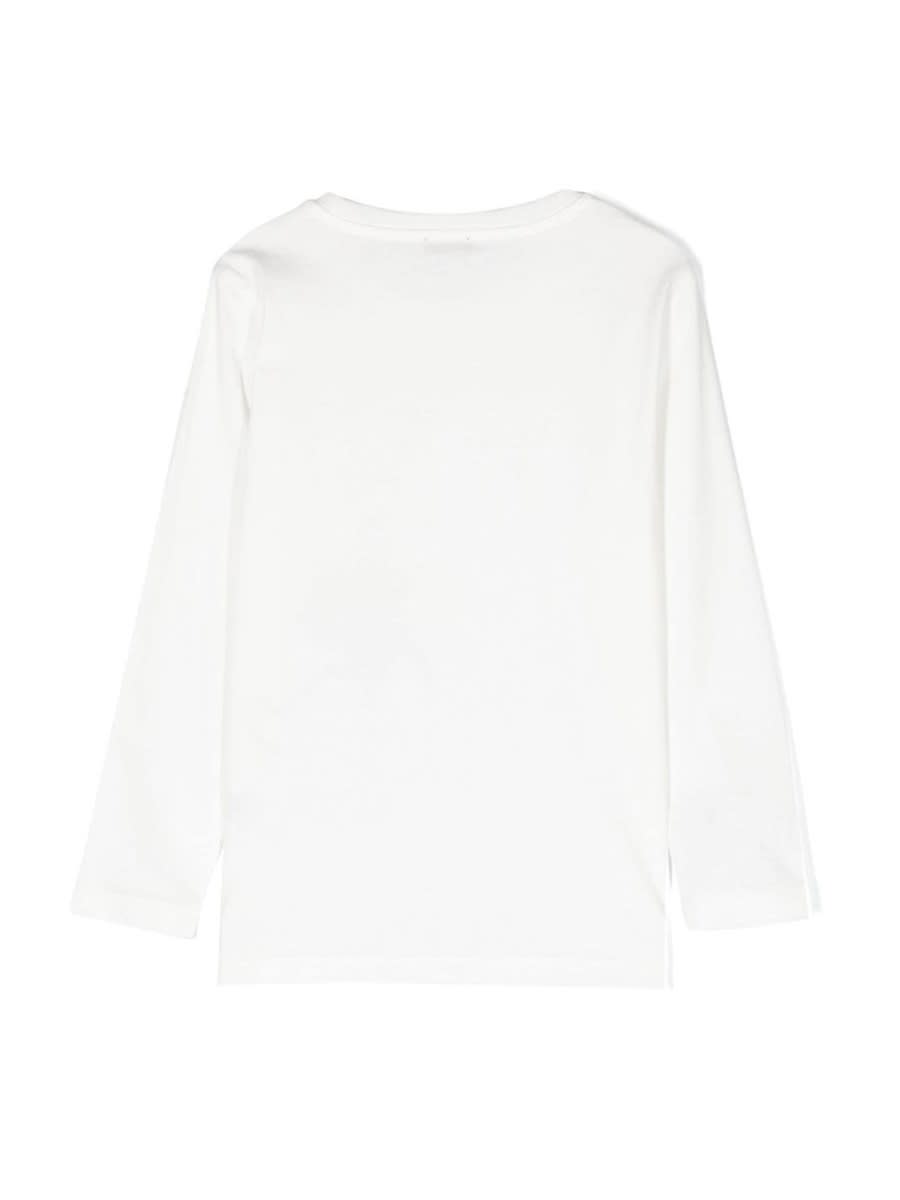 Il Gufo Embroidered Long-sleeved T-shirt In White