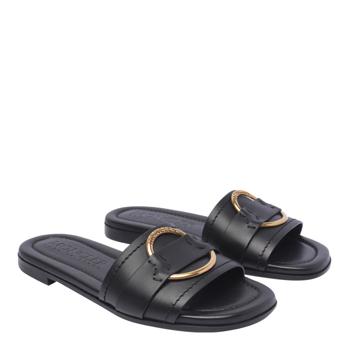 Shop Moncler Bell Slide Sandals