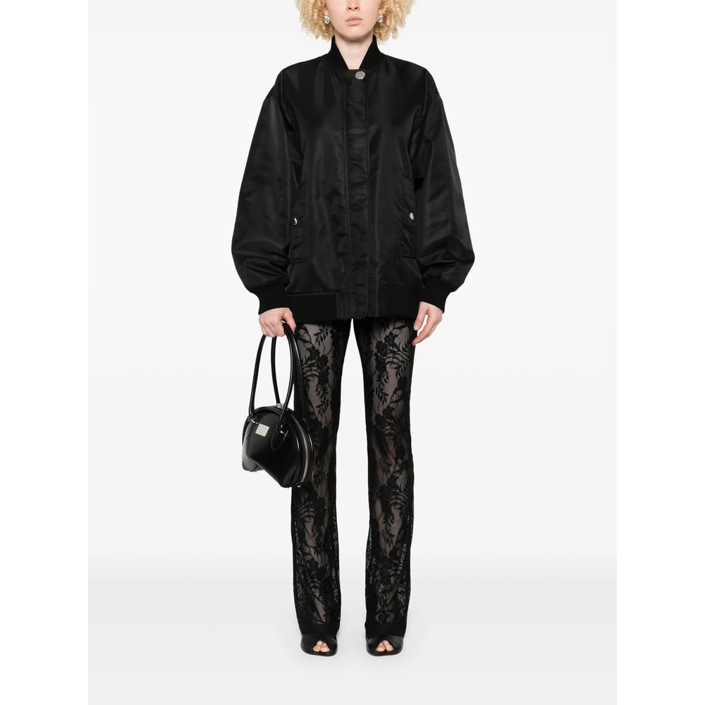 Sportmax 'agape' Bomber Jacket In Black