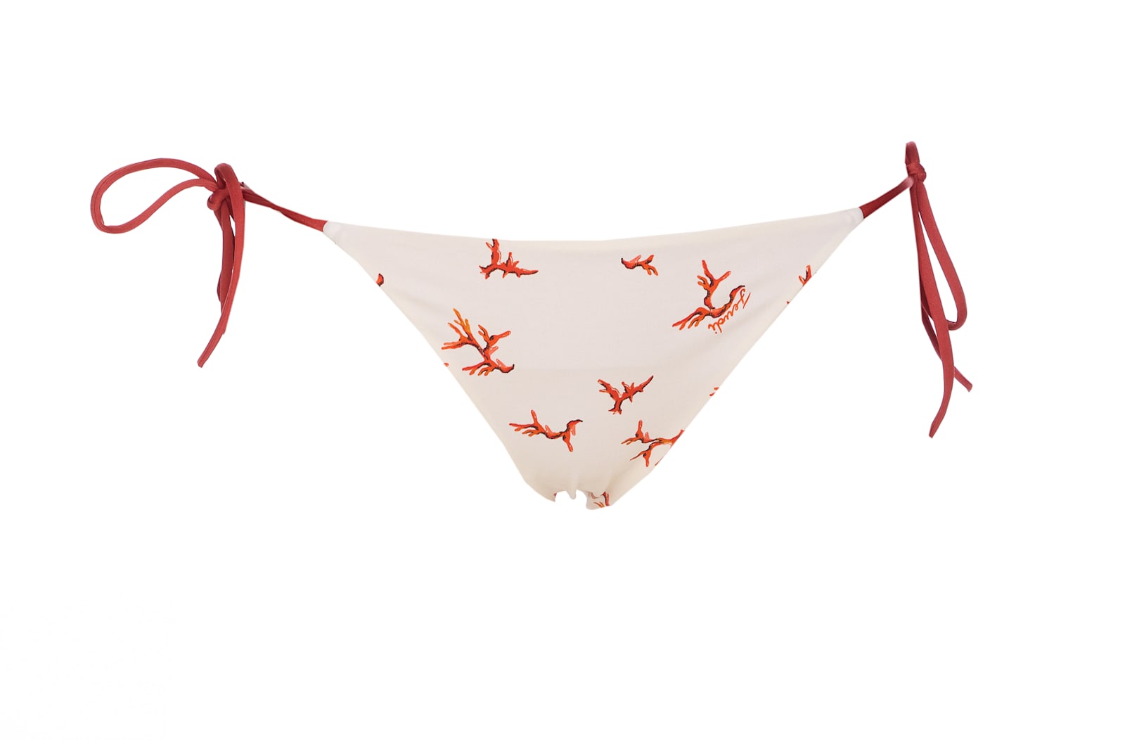 Coral Print Bikini Bottom