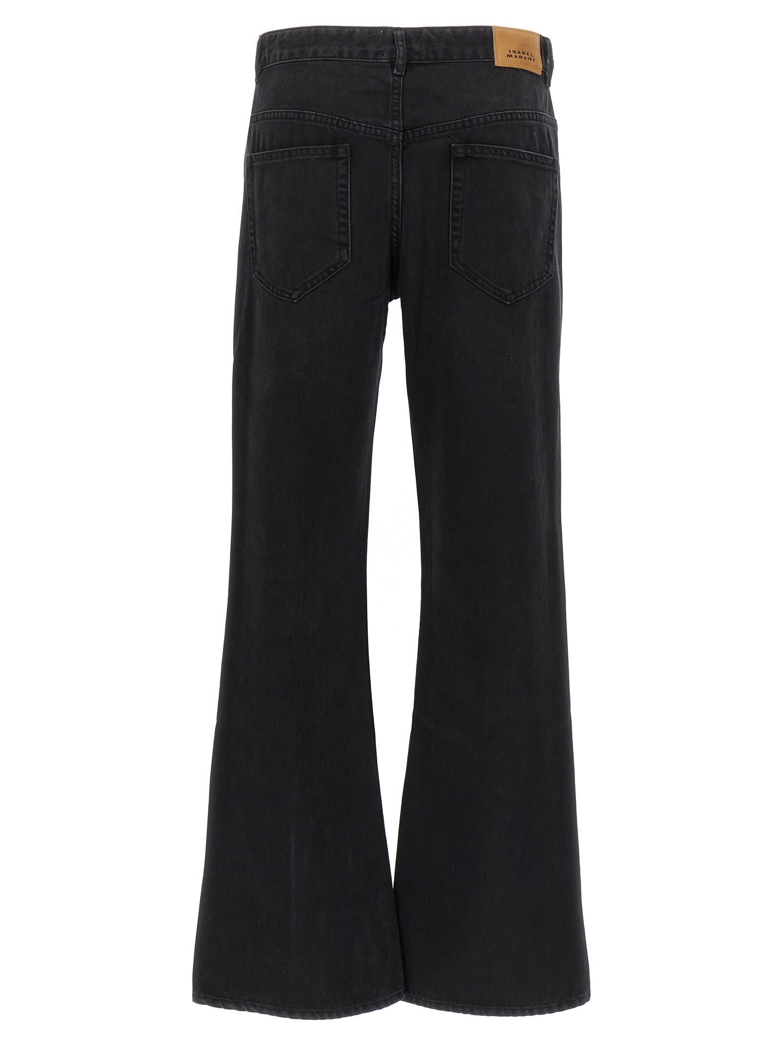 Shop Isabel Marant Belvira Jeans In Black