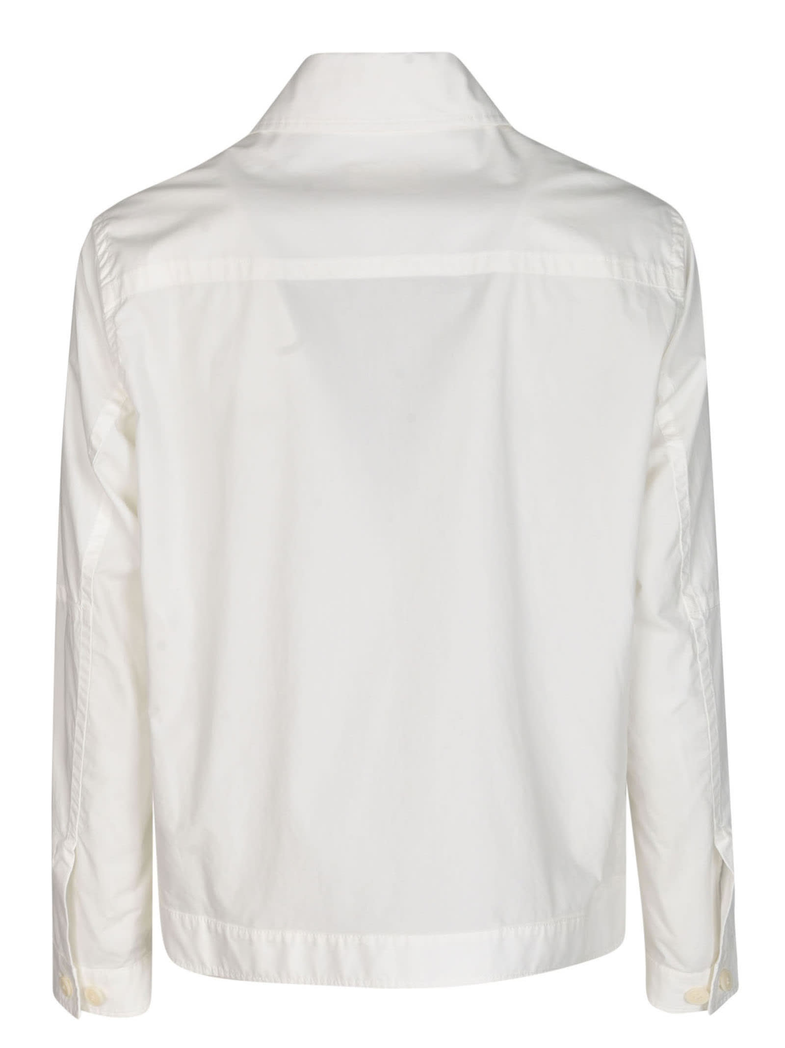 Shop Craig Green Patched Pocket Buttoned Shirt In White