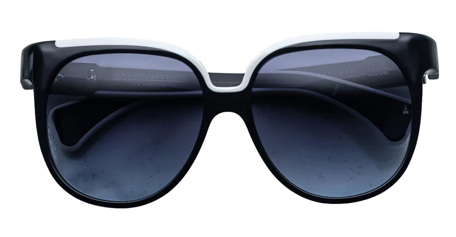 Shop Jacques Marie Mage Cleveland - Navy Sunglasses In Navy Blue