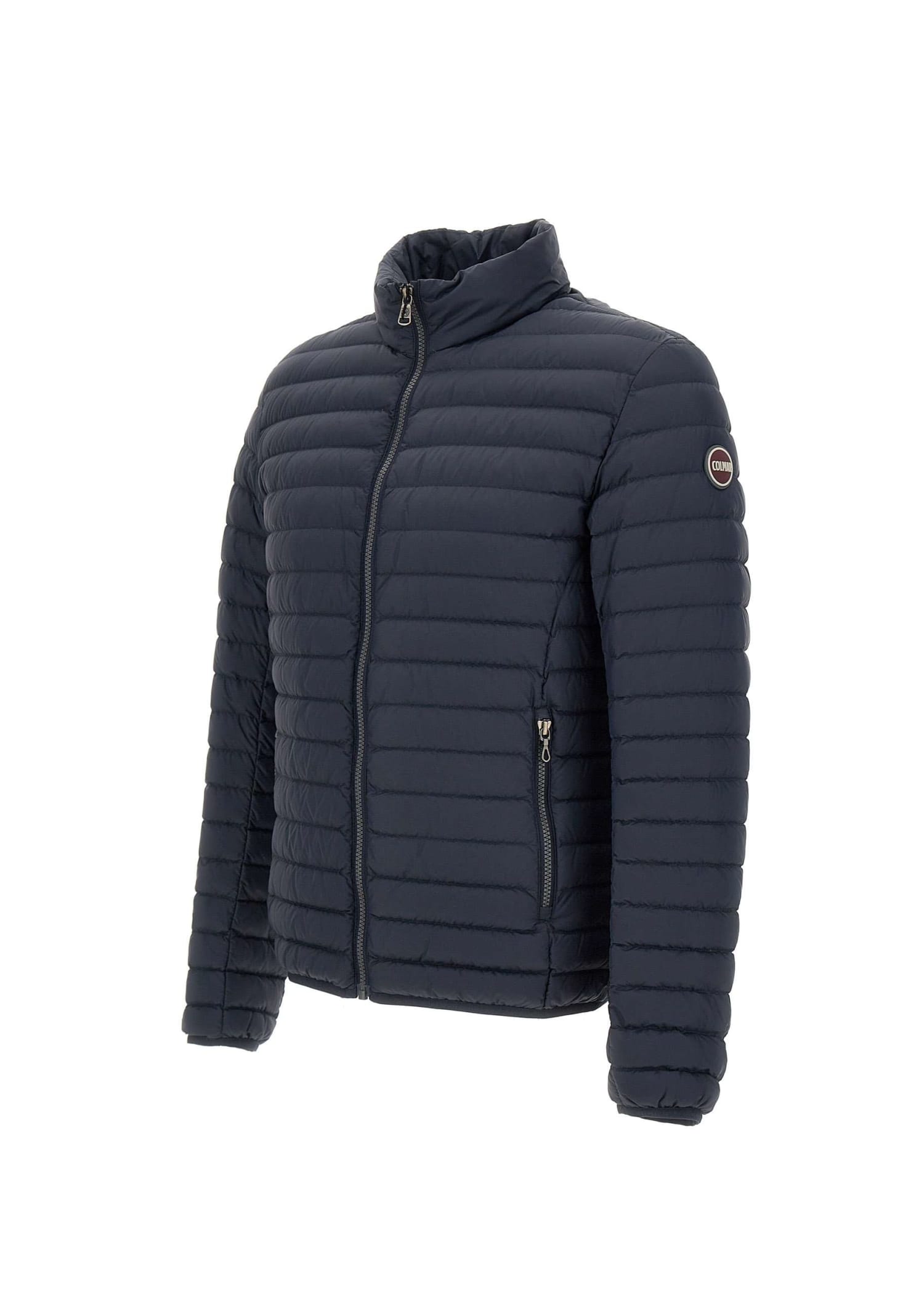 Shop Colmar Repunk Down Jacket In Navy Light Steel