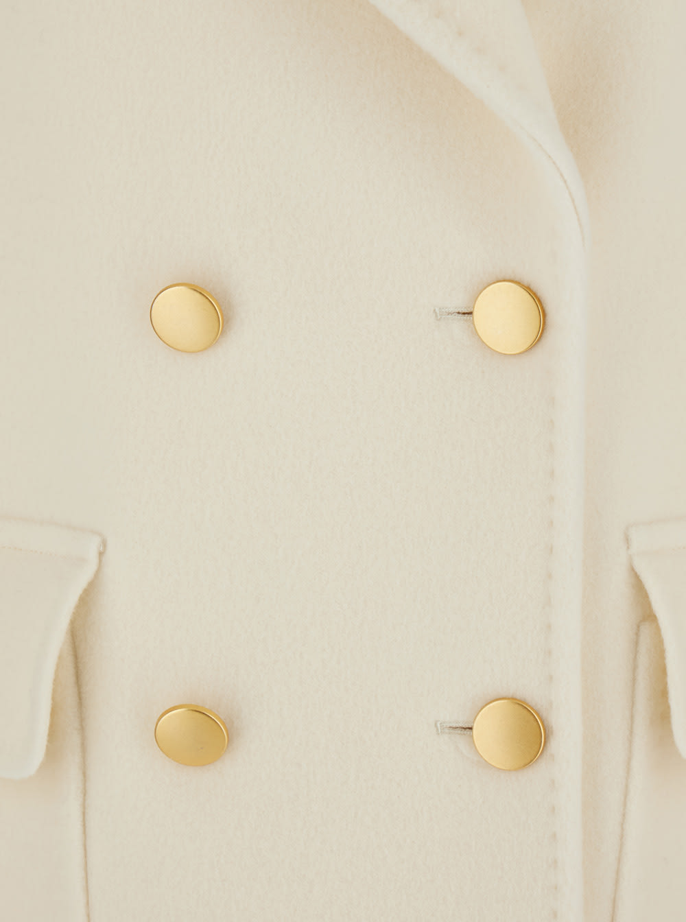 Tagliatore Double Breasted Short Coat In Neutral