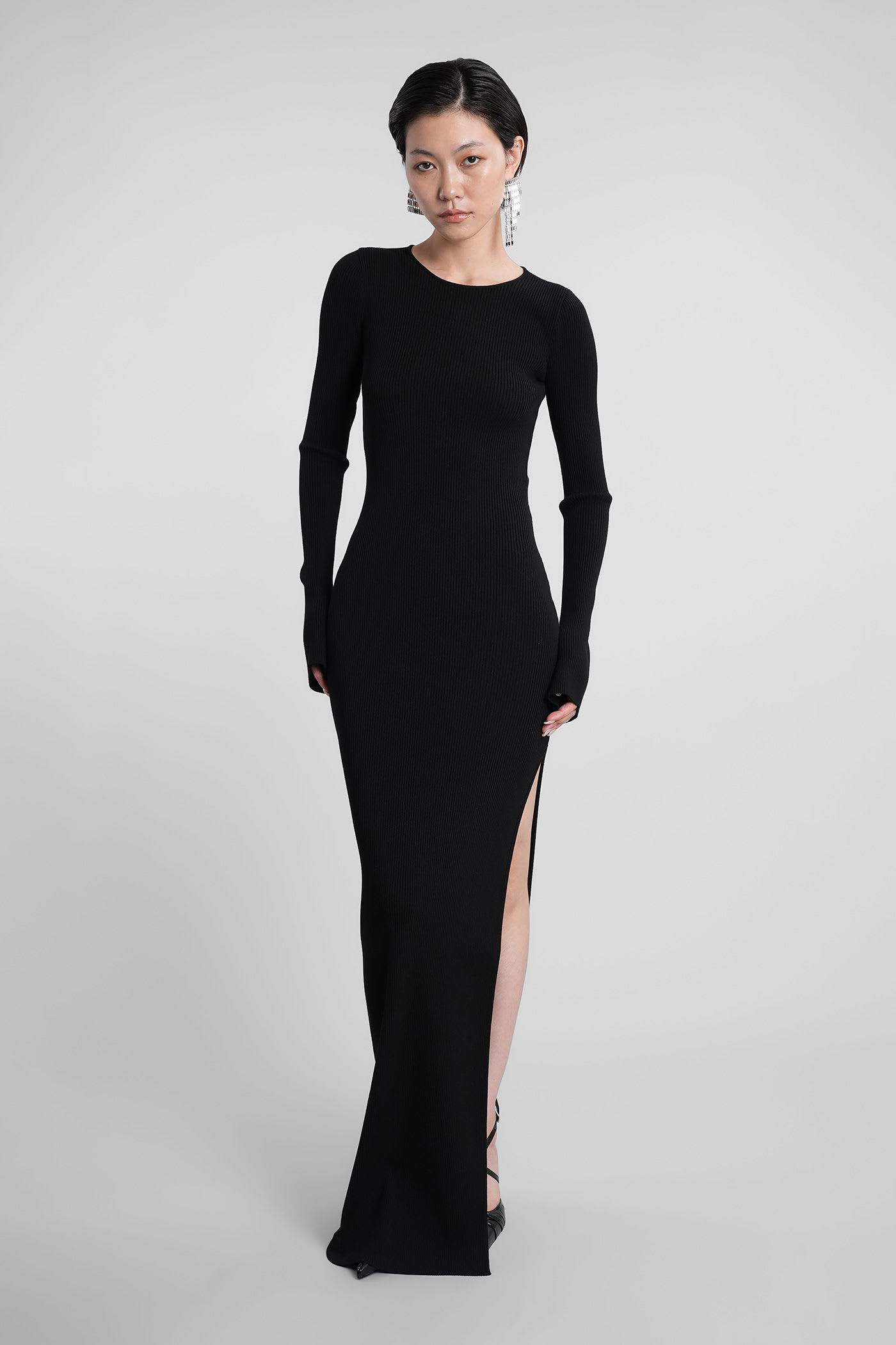 Mach & Mach In Black Viscose In Black