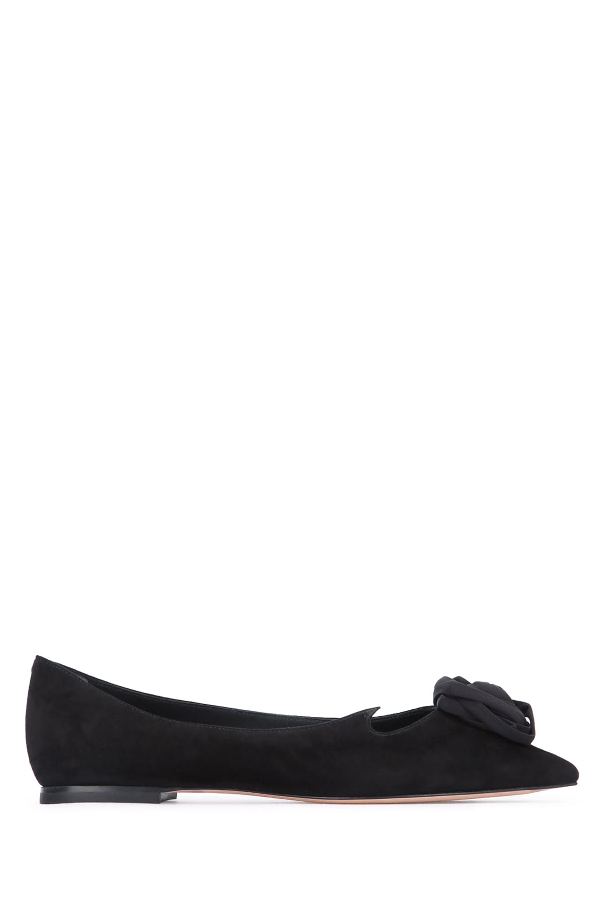 Roger Vivier Ballerina Shoes Featuring Heart Silhouette In Black