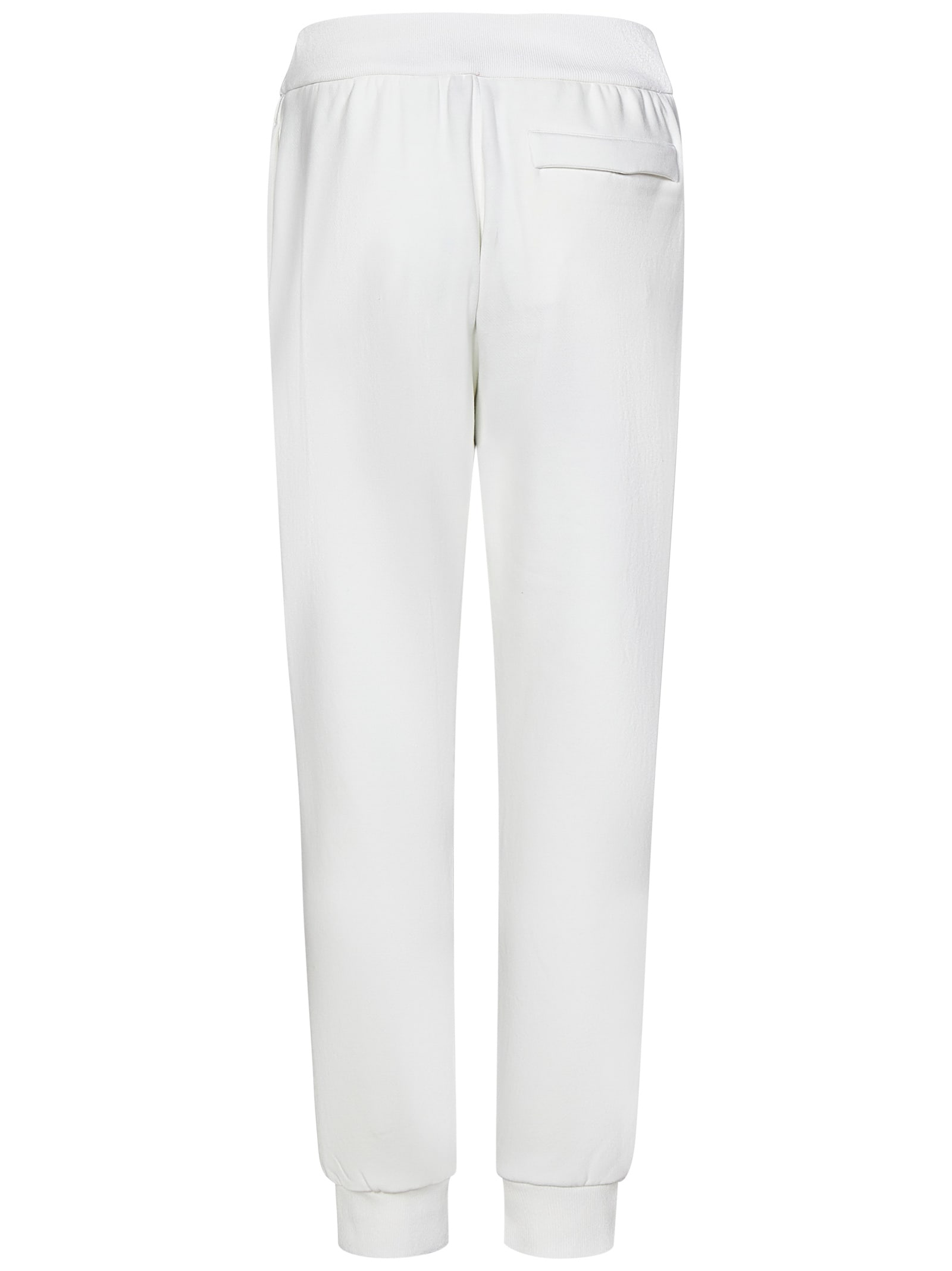 Shop Zegna Trousers In White