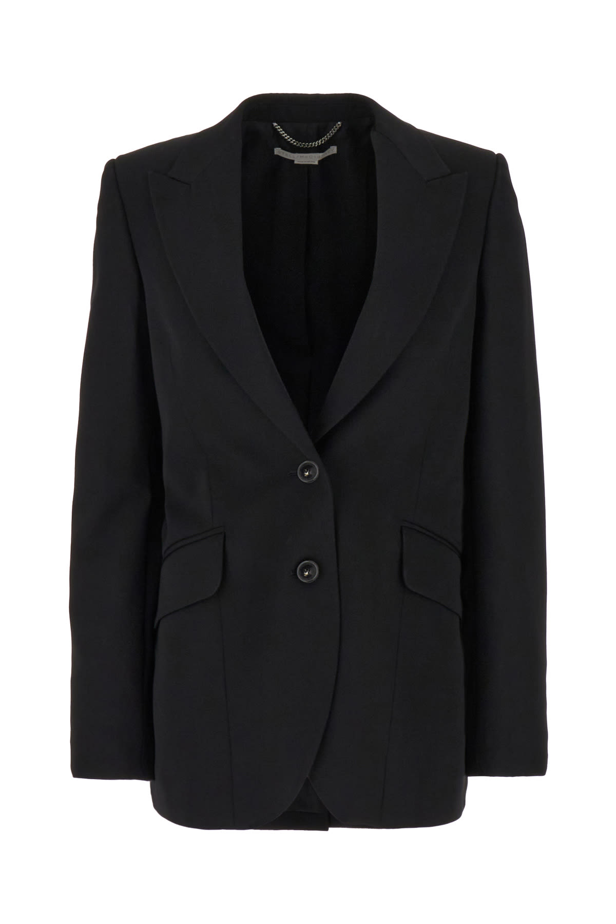 Shop Stella Mccartney Black Stretch Wool Blazer