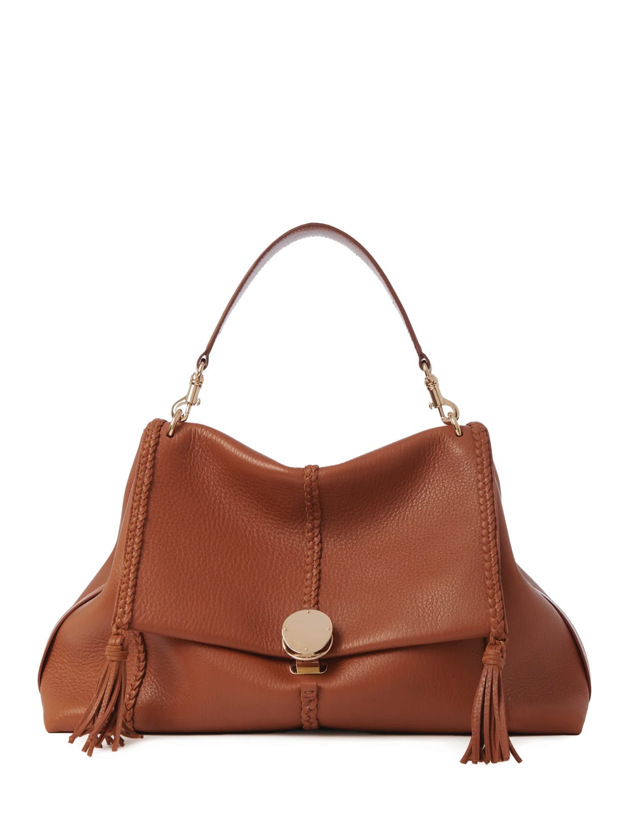 Shop Chloé Caramel Large Soft Penelope Shoulder Bag In Brown