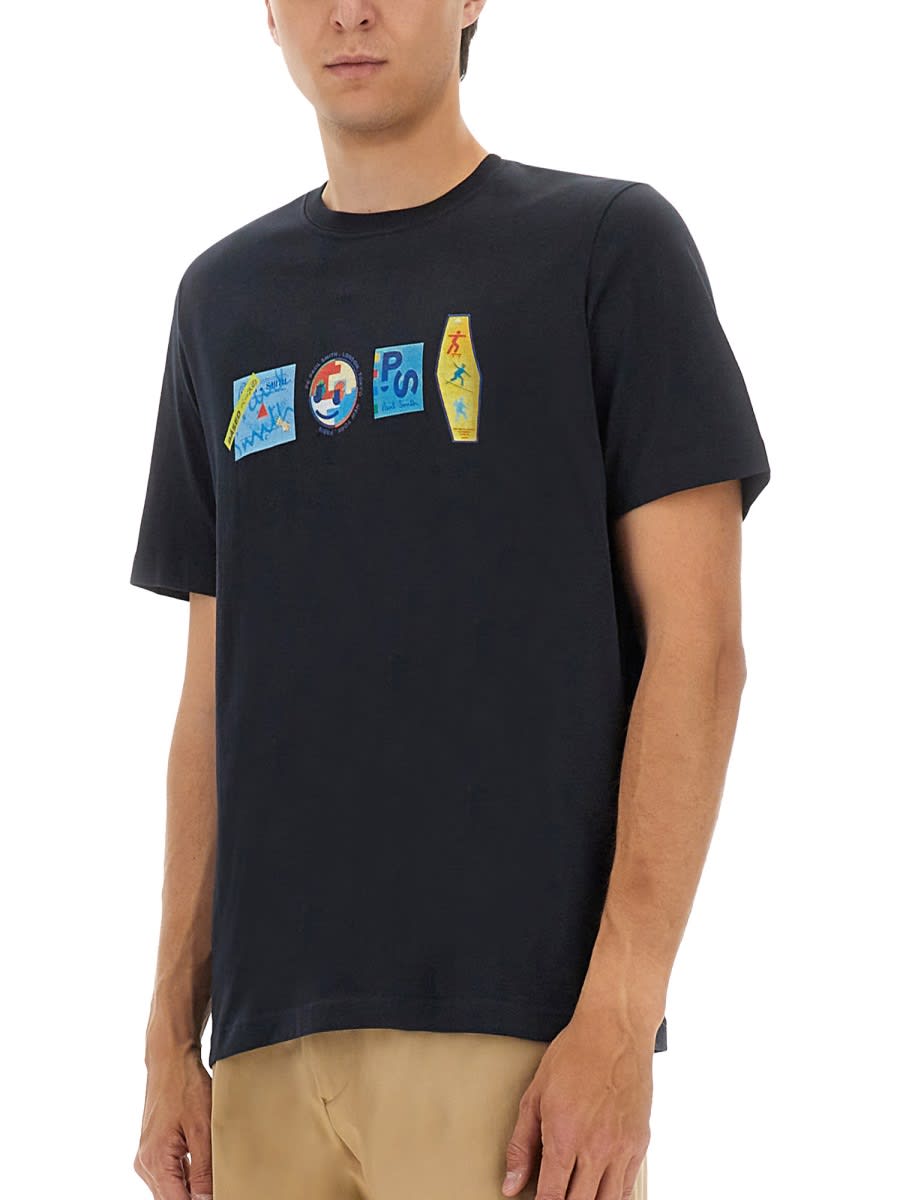 Ps By Paul Smith Ps Paul Smith Regular Fit T-shirt In Black