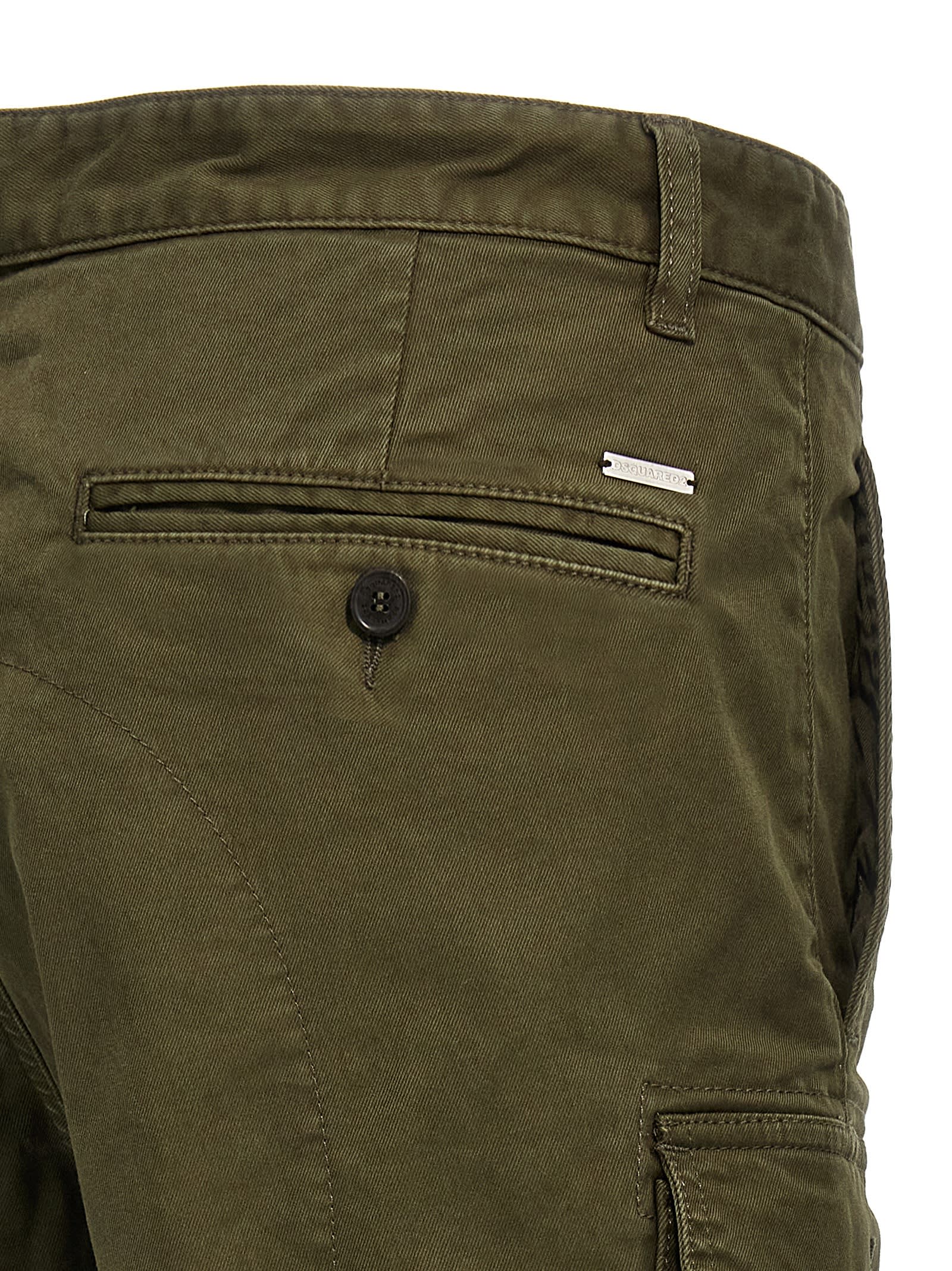 Shop Dsquared2 Sexy Cargo Pants In Green
