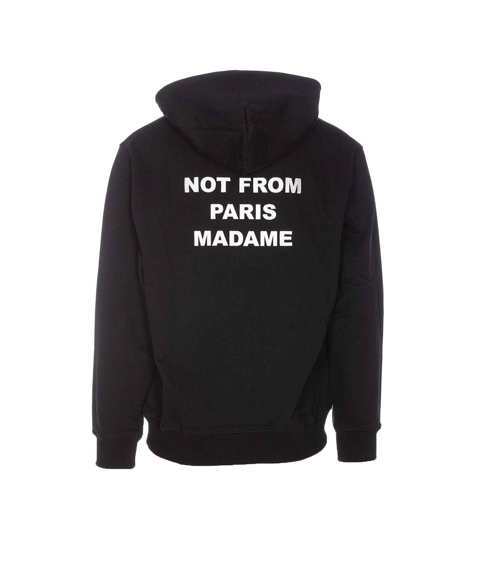 Shop Drôle De Monsieur Le Slogan Hoodie In Black