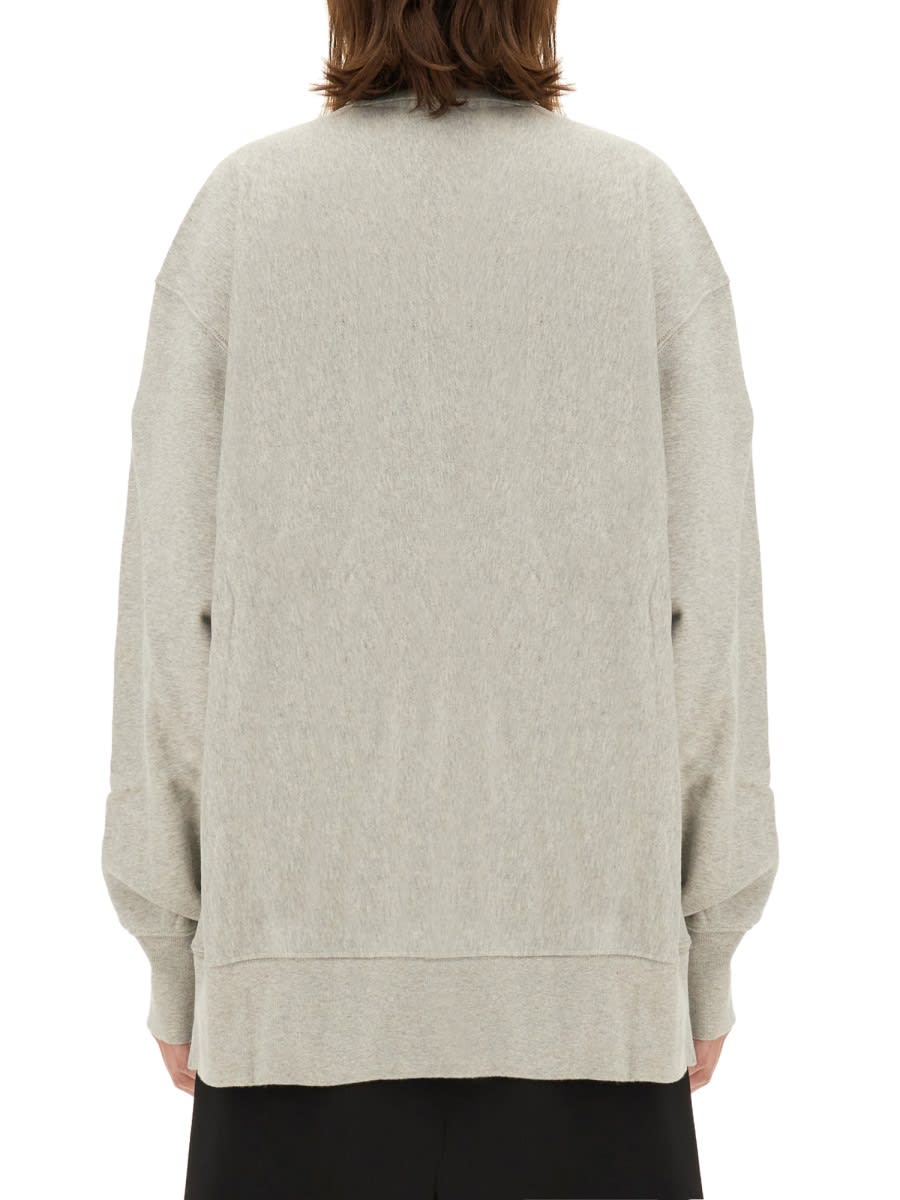 Shop Stella Mccartney Sweatshirt With Logo In Grey