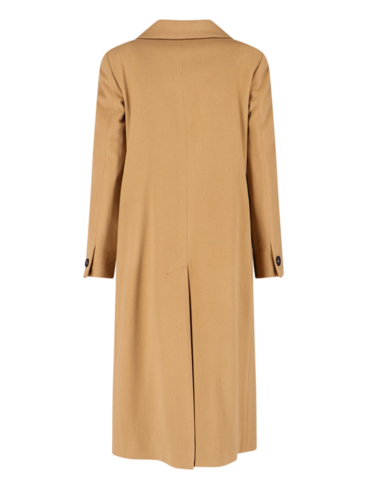 Tagliatore Tailored Brown Coat With Structured Design And Clean Lines In Brown